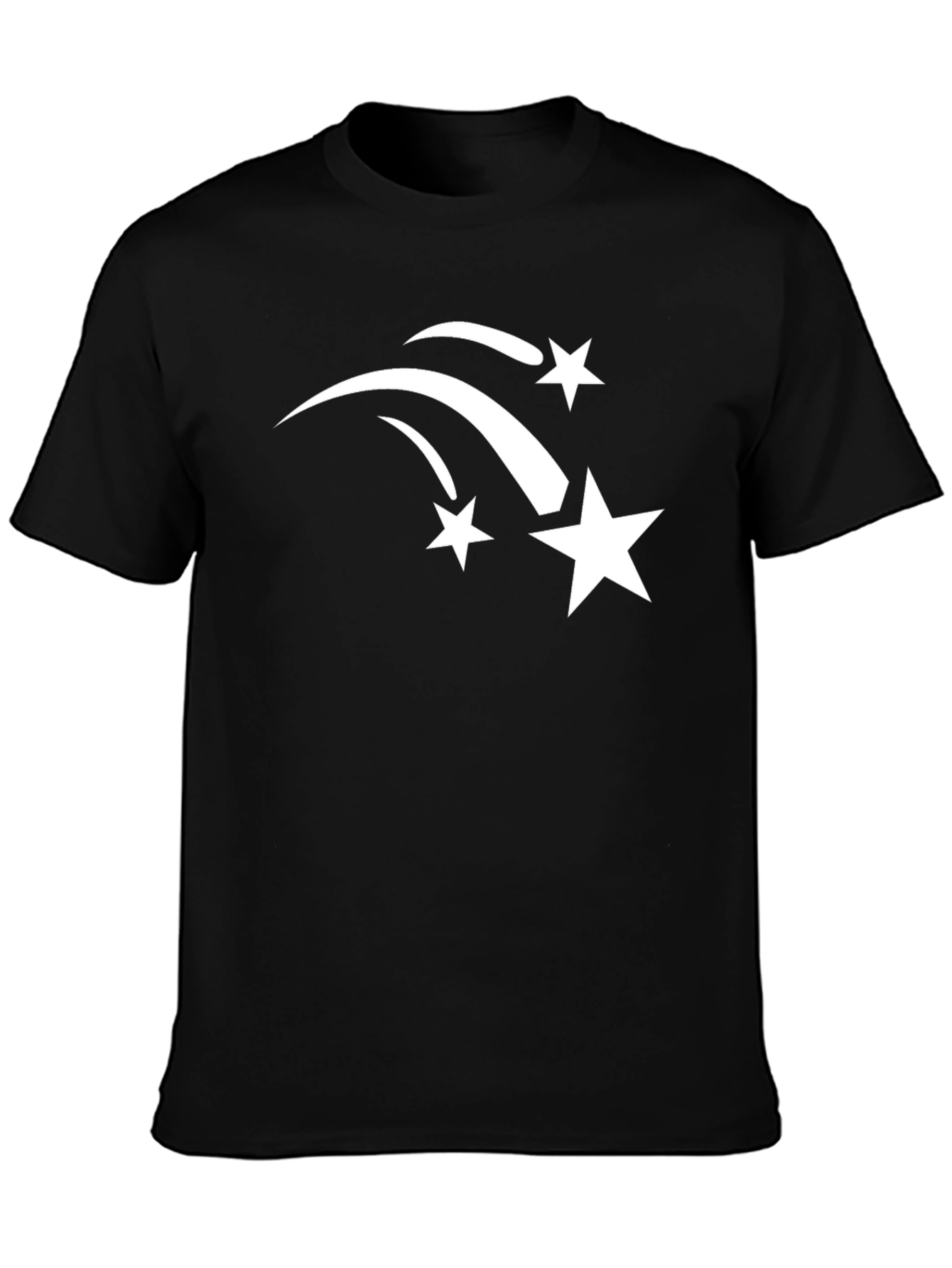 Shooting Star Graphic Tee - Black