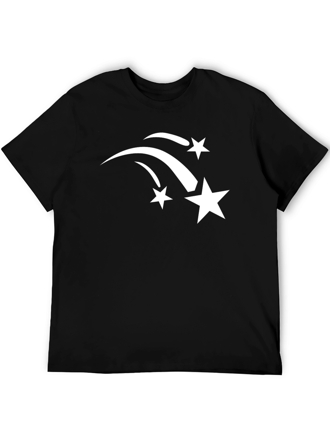 Shooting Star Graphic Tee - Black
