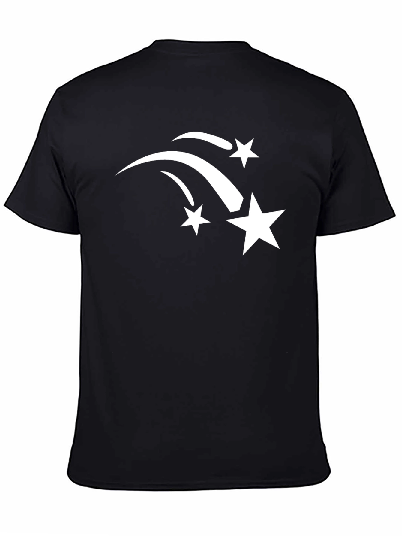 Shooting Star Graphic Tee - Black