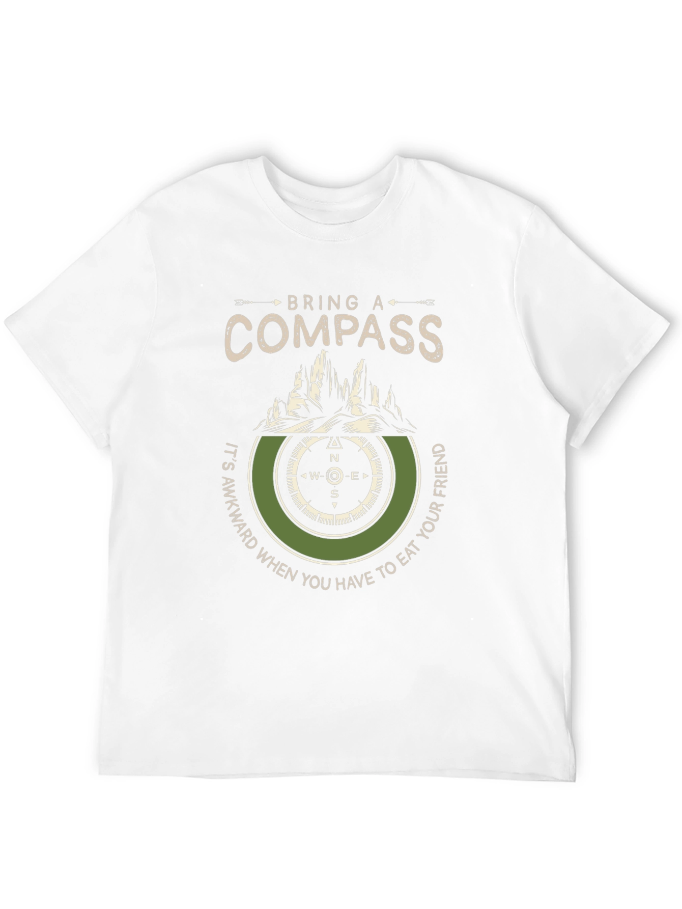 Bring A Compass T-Shirt: Adventure Hiking Tee