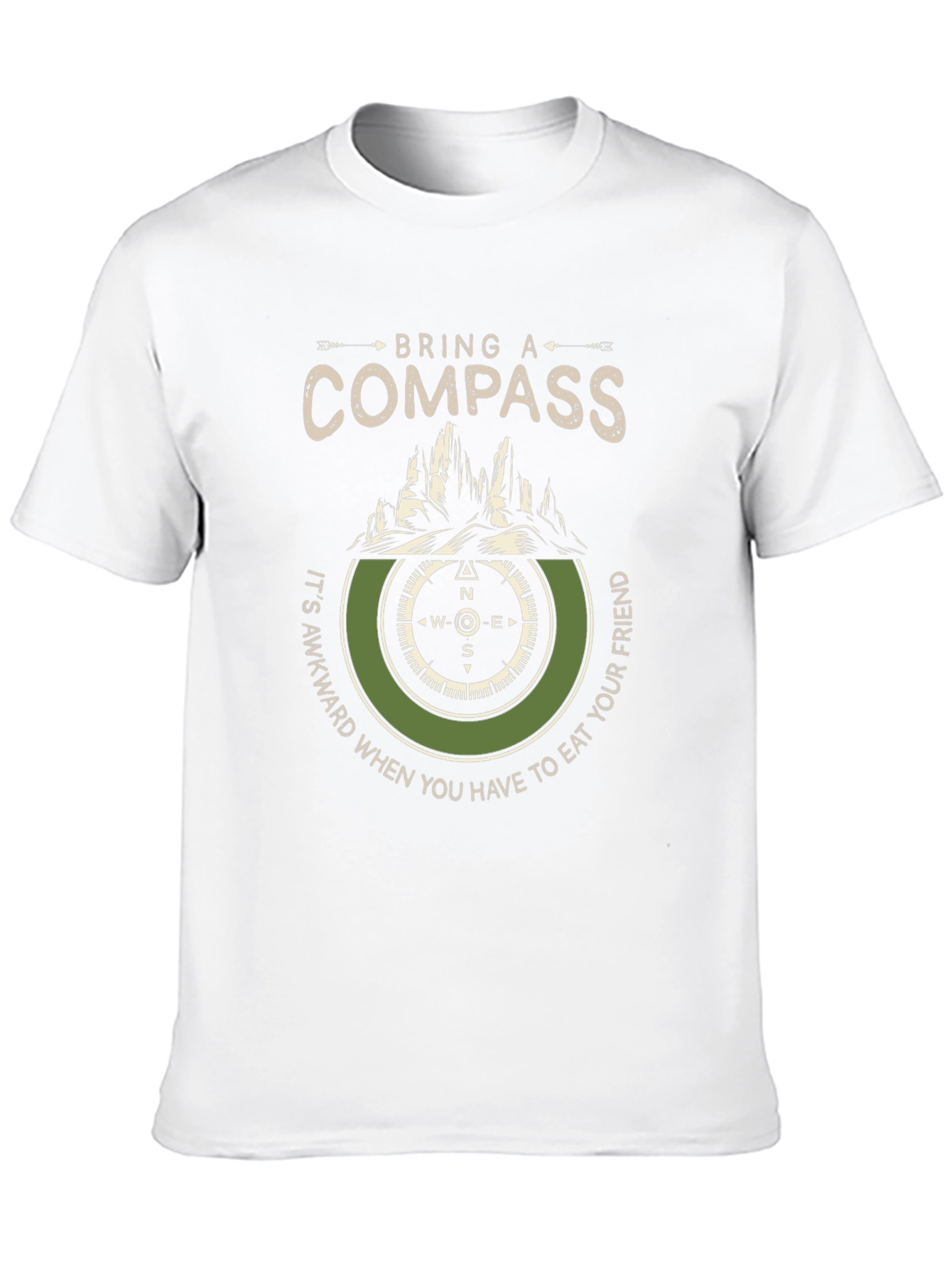 Bring A Compass T-Shirt: Adventure Hiking Tee