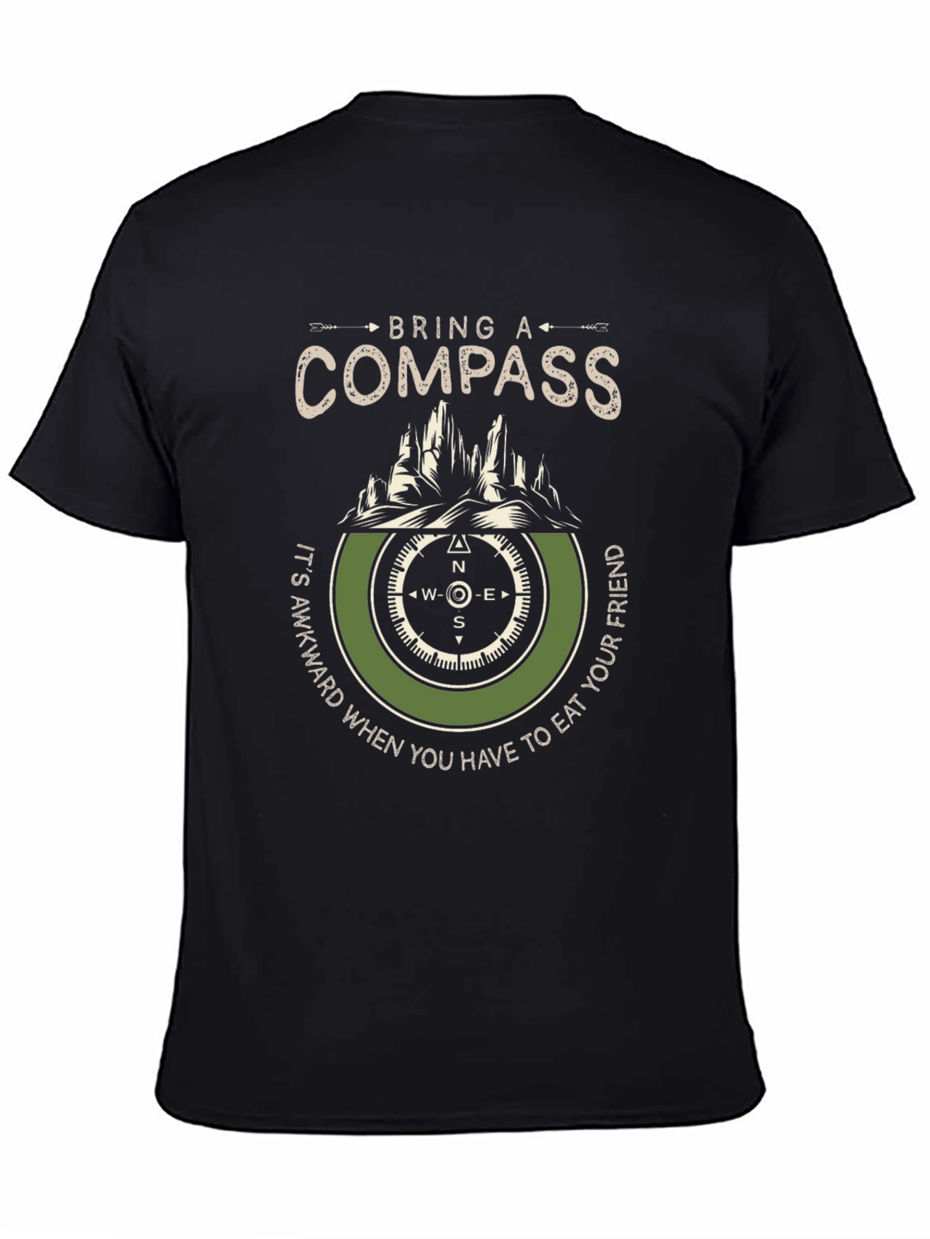 Bring A Compass T-Shirt: Adventure Hiking Tee