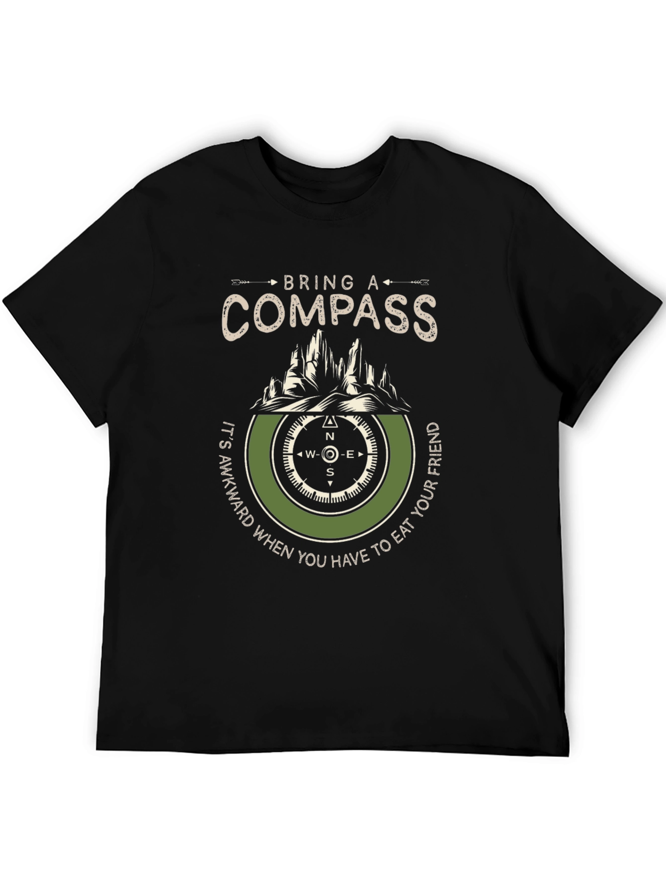 Bring A Compass T-Shirt: Adventure Hiking Tee