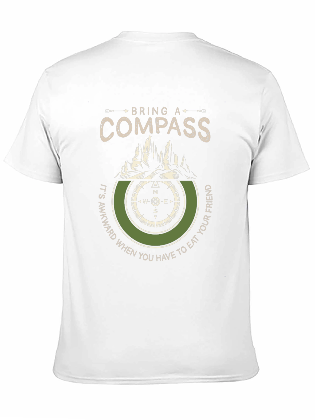 Bring A Compass T-Shirt: Adventure Hiking Tee