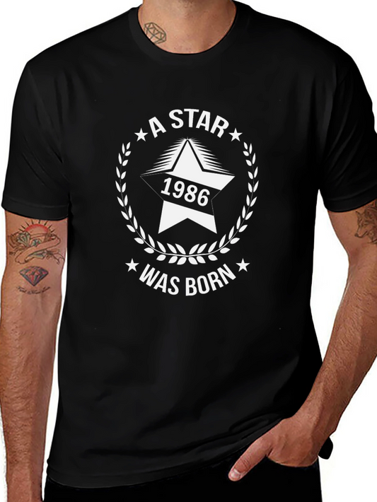 A Star Was Born in 1986 Black T-Shirt