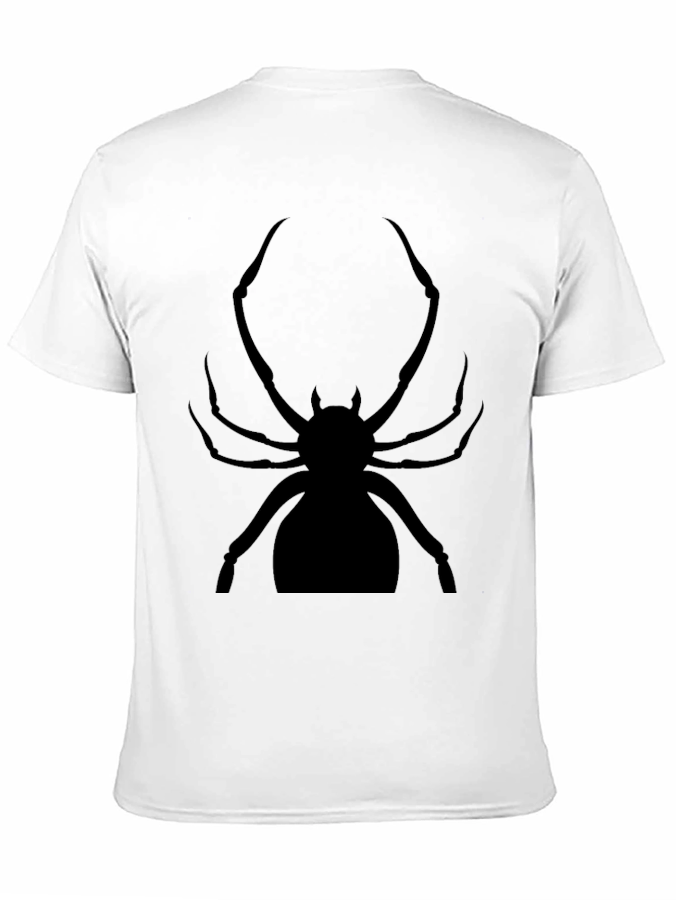 Black Spider Graphic Tee - Creepy Cool Shirt