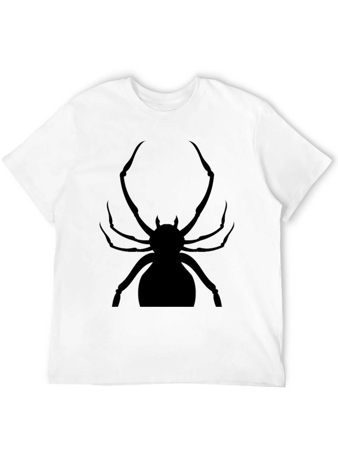 Black Spider Graphic Tee - Creepy Cool Shirt
