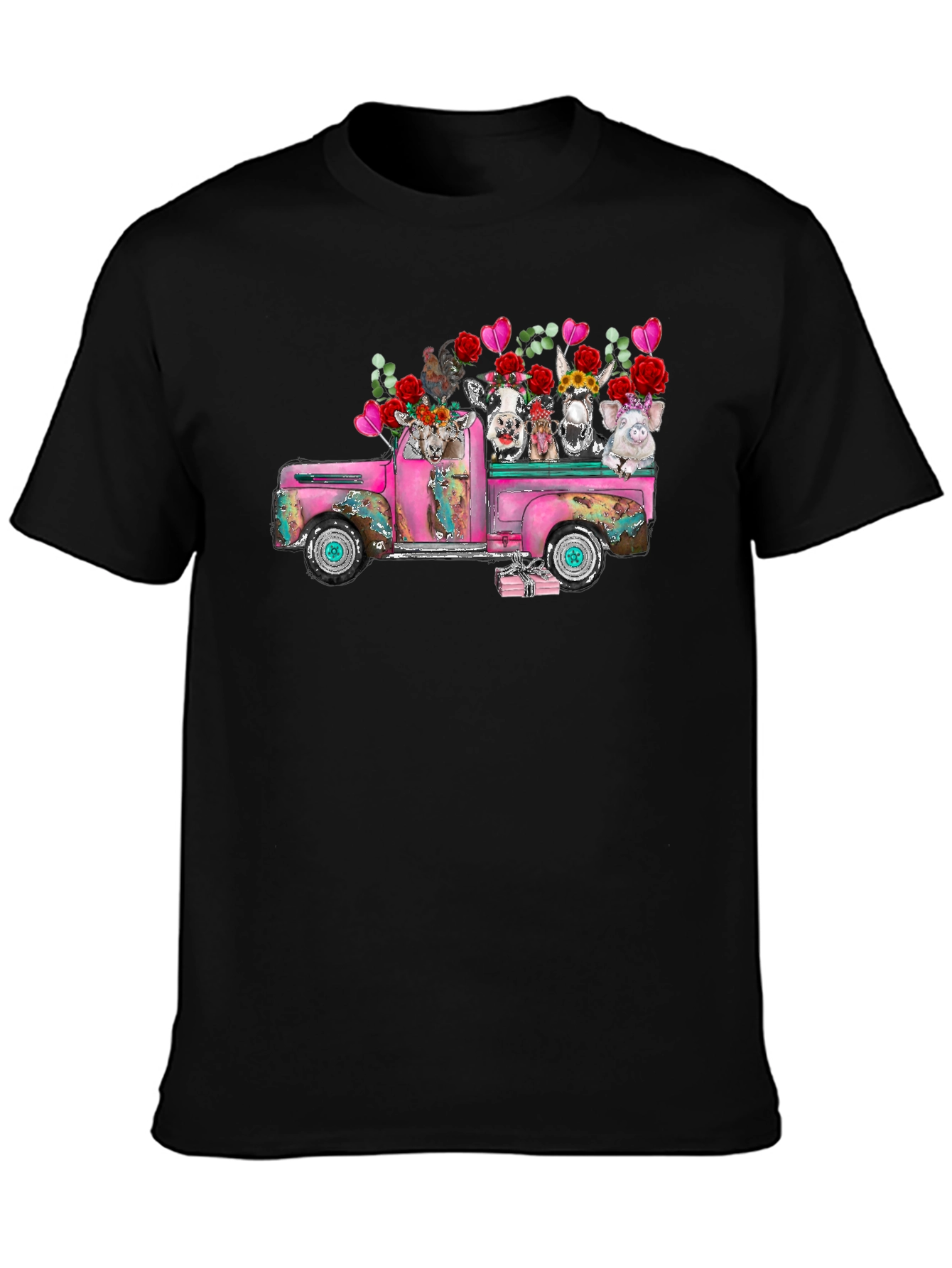 Farm Animal Truck Graphic Tee