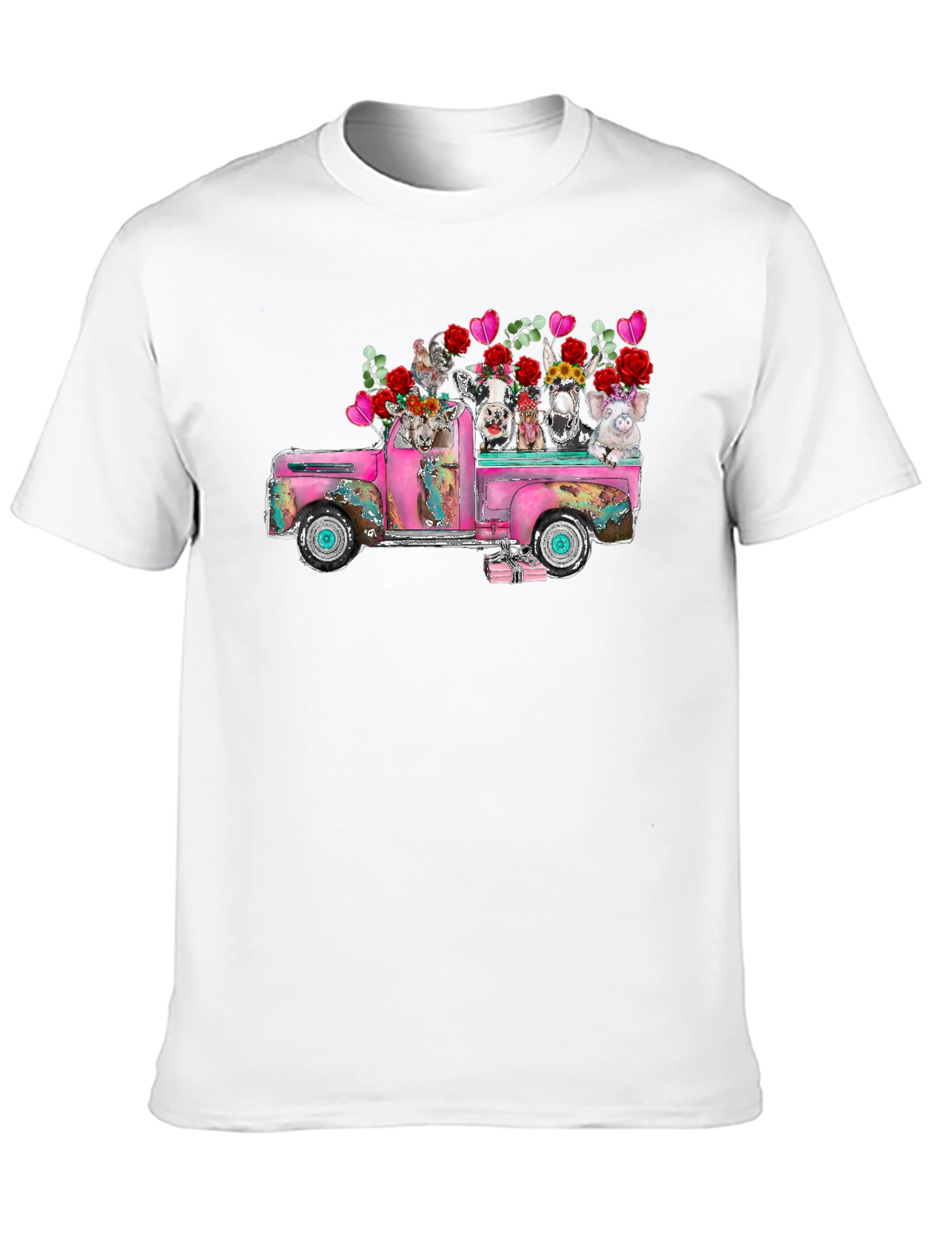 Farm Animal Truck Graphic Tee