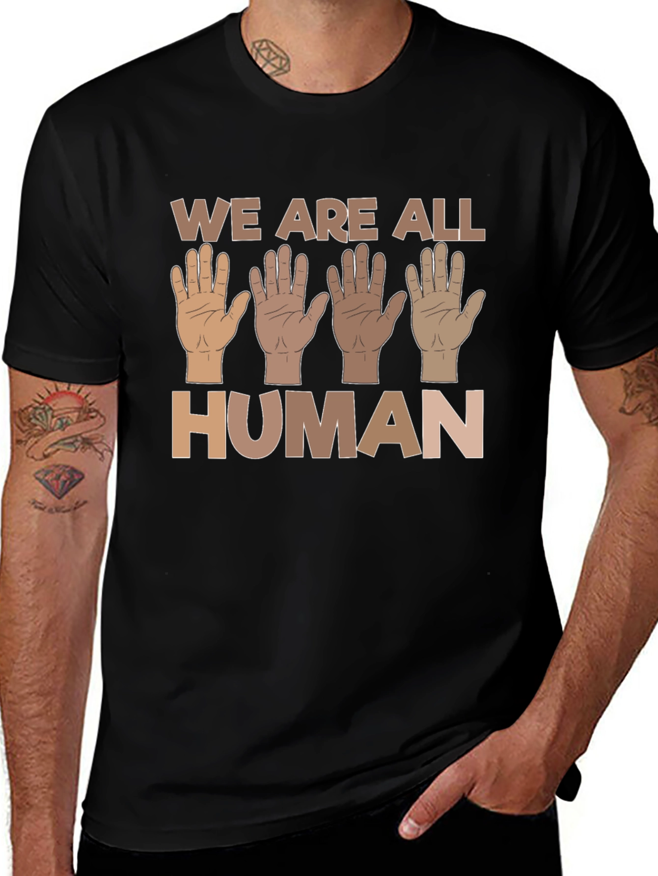 We Are All Human Equality T-Shirt