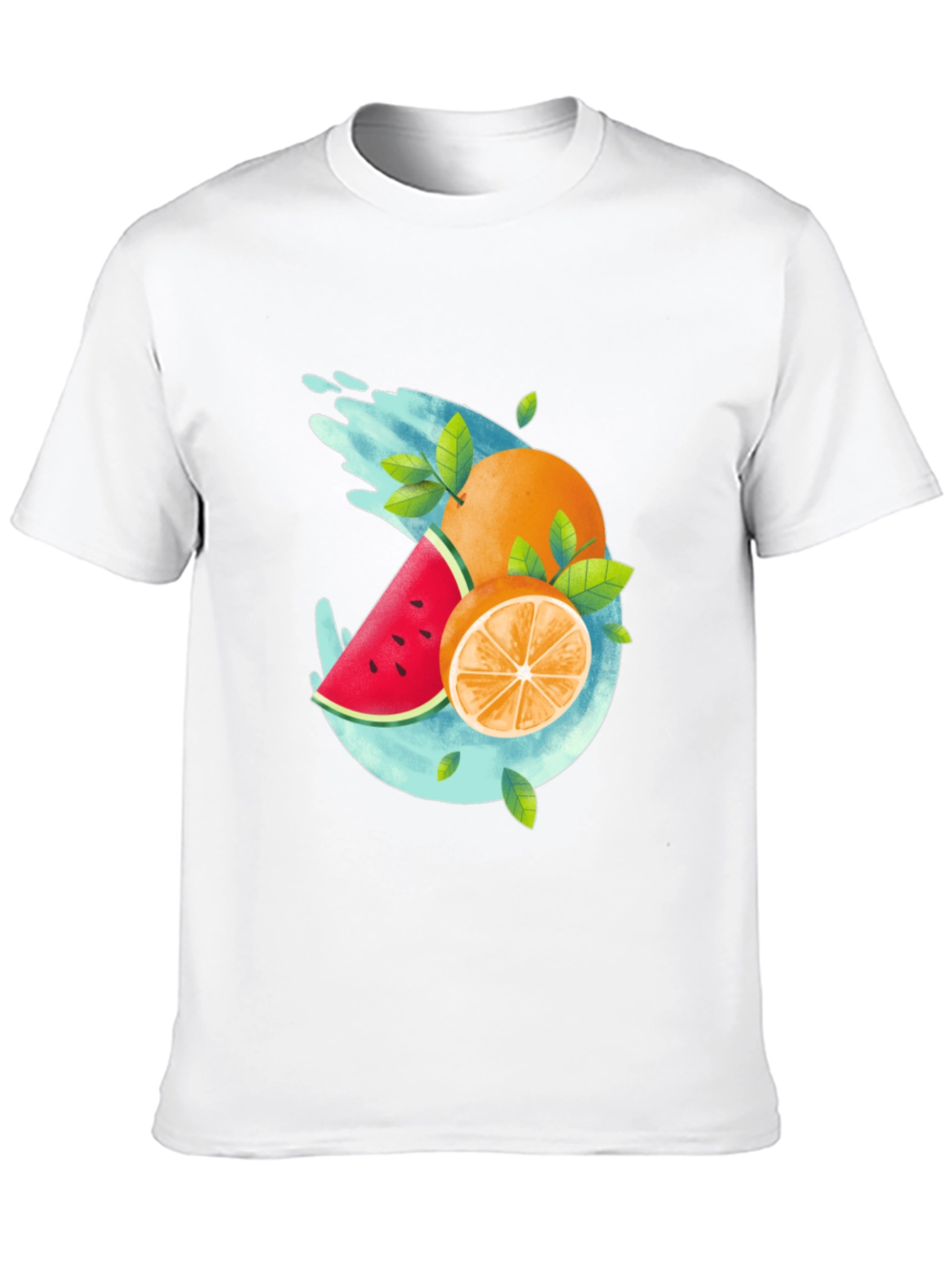 Fresh Fruit Graphic T-Shirt - Summer Style