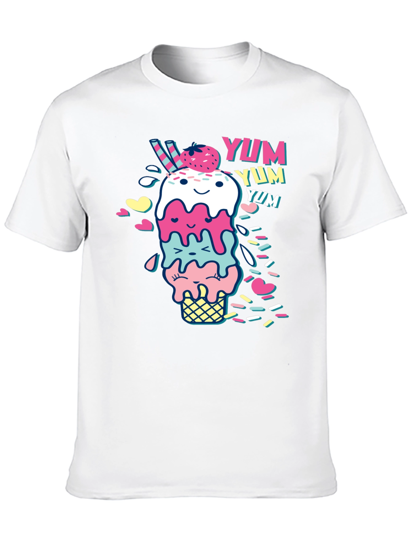 Yum! Ice Cream Graphic Tee - Unisex
