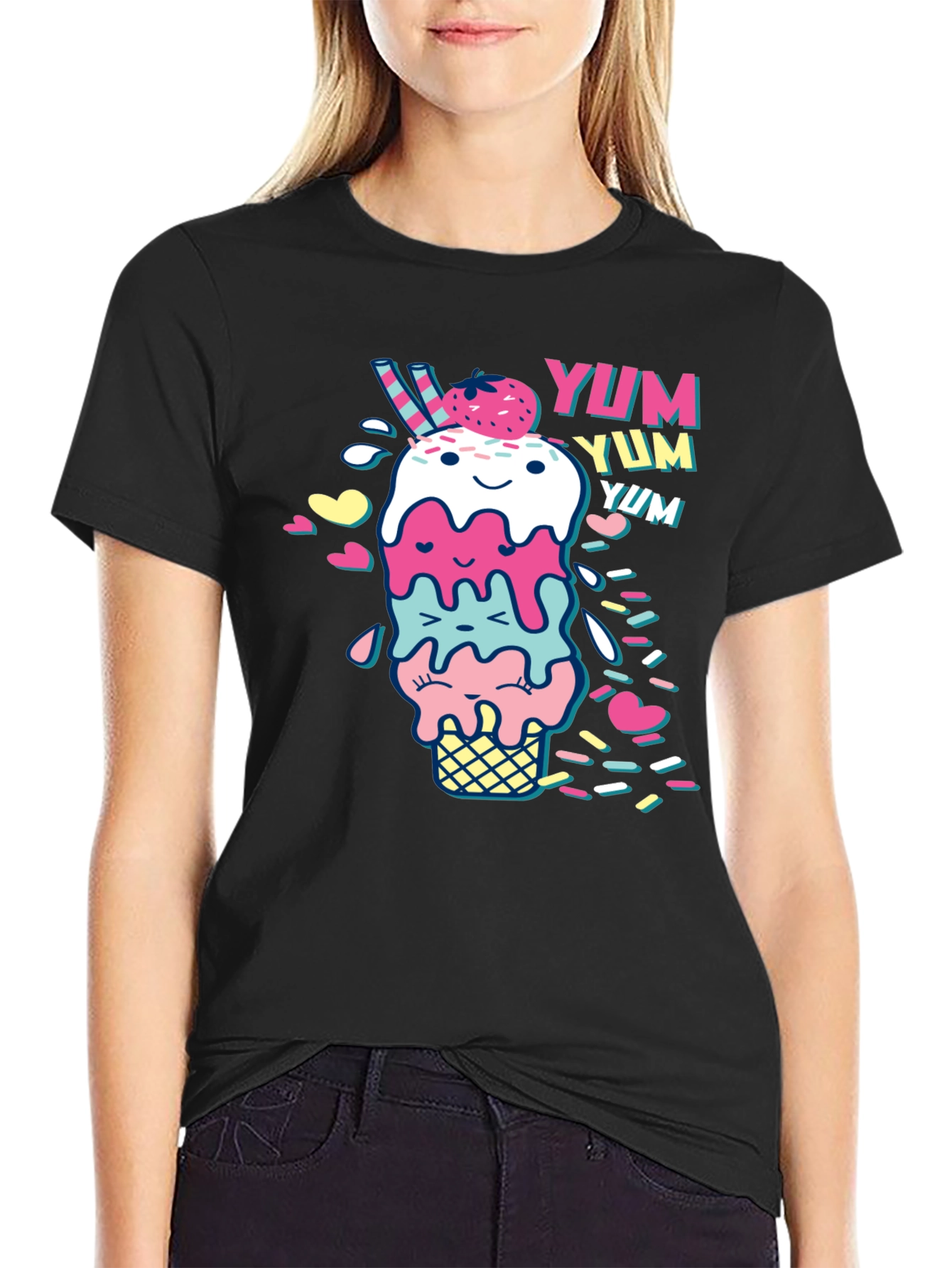 Yum! Ice Cream Graphic Tee - Unisex
