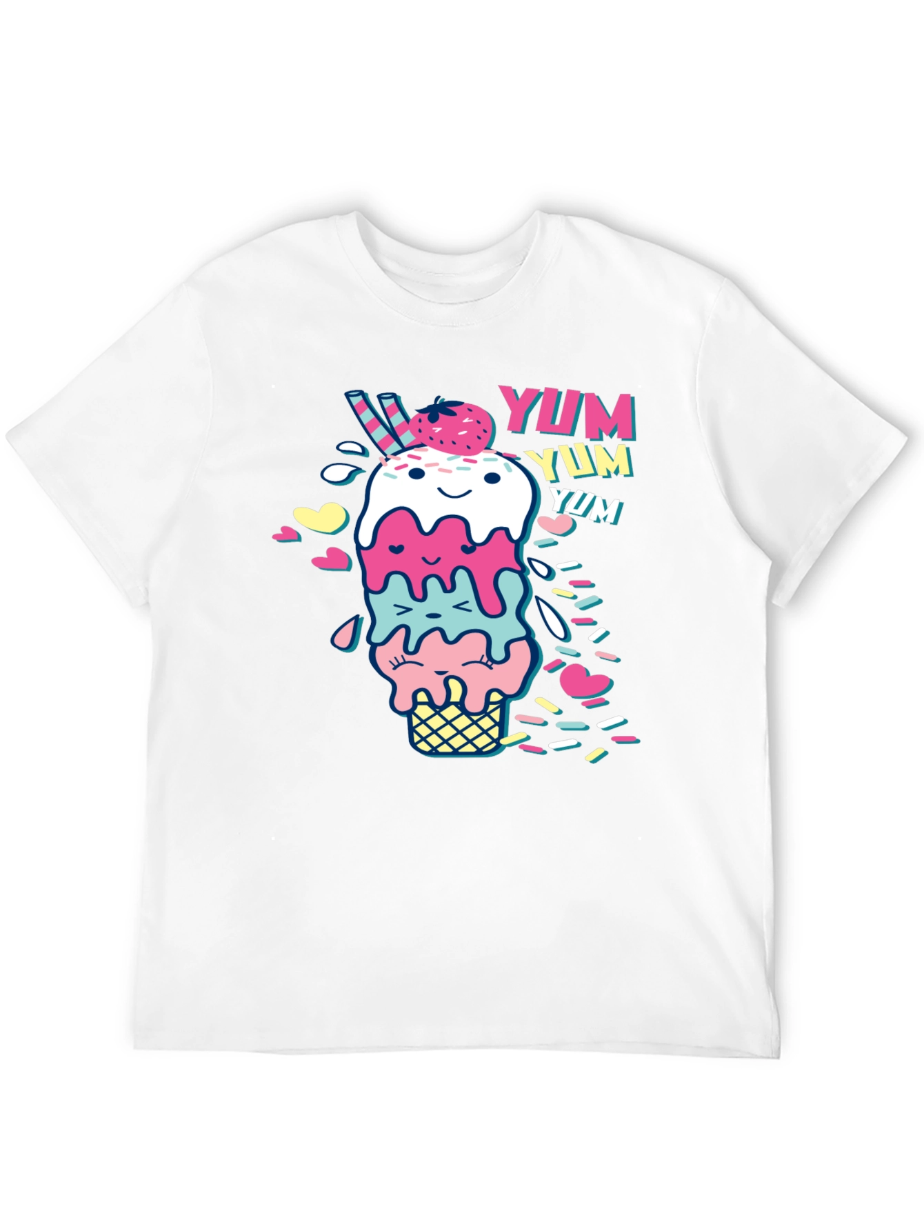 Yum! Ice Cream Graphic Tee - Unisex