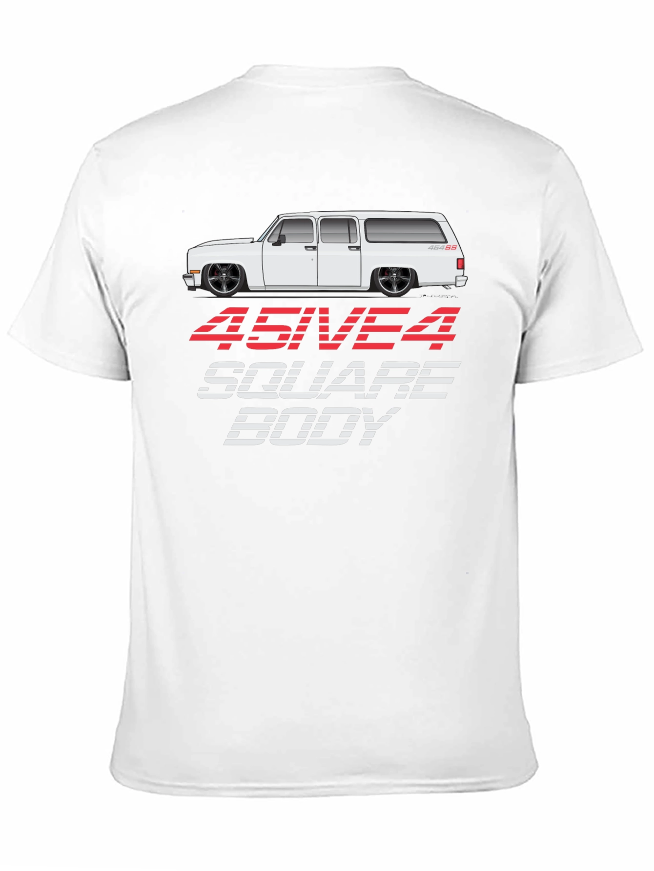 454 Square Body Black T-Shirt