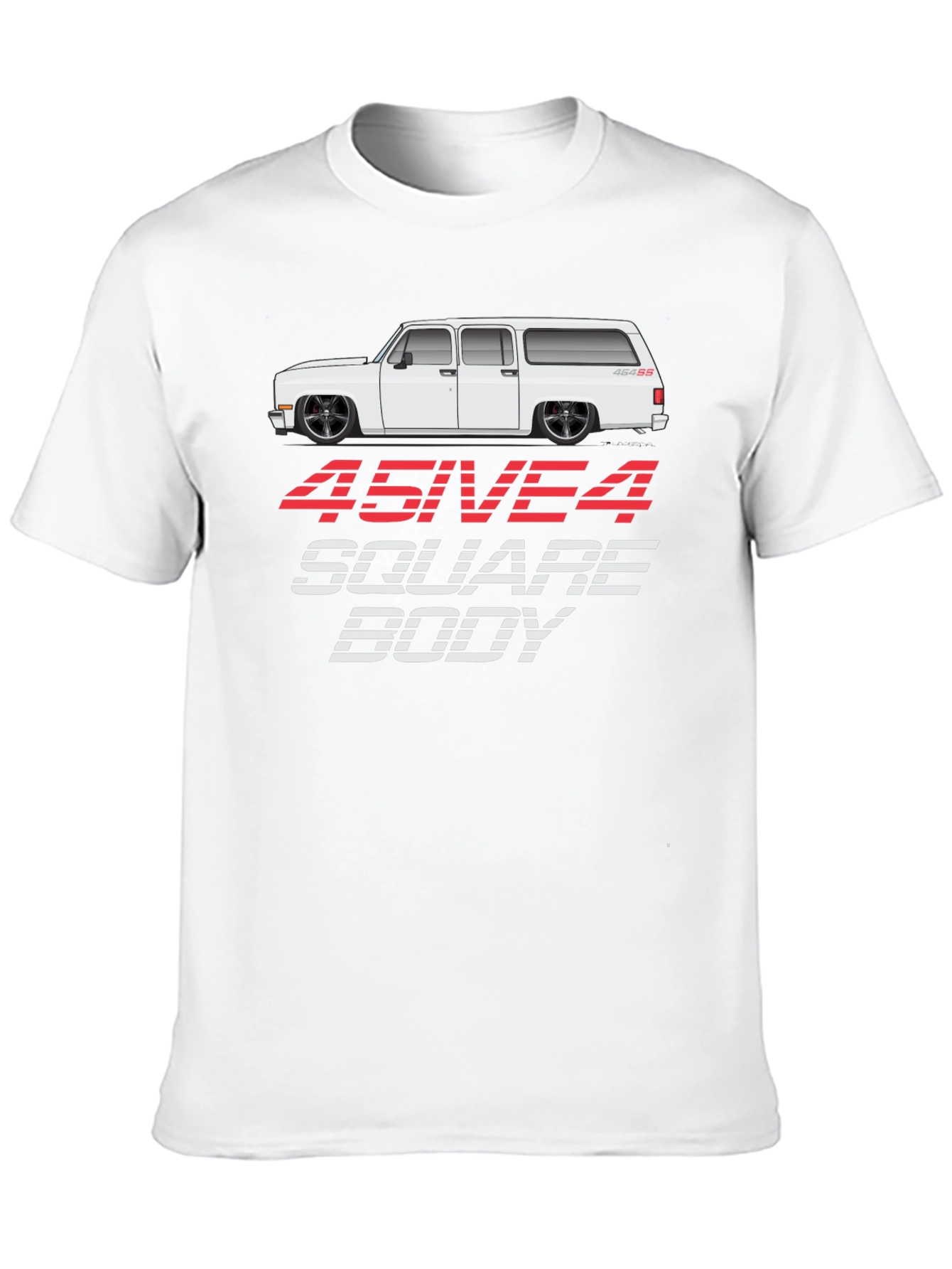 454 Square Body Black T-Shirt