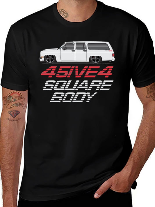 454 Square Body Black T-Shirt