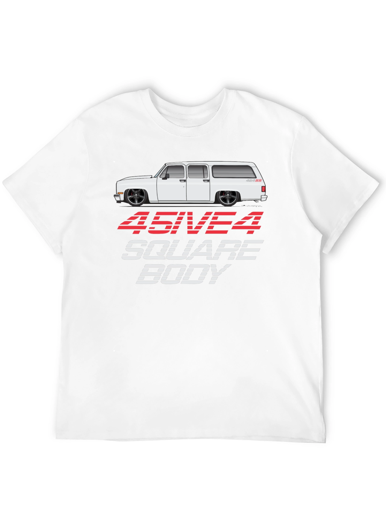 454 Square Body Black T-Shirt