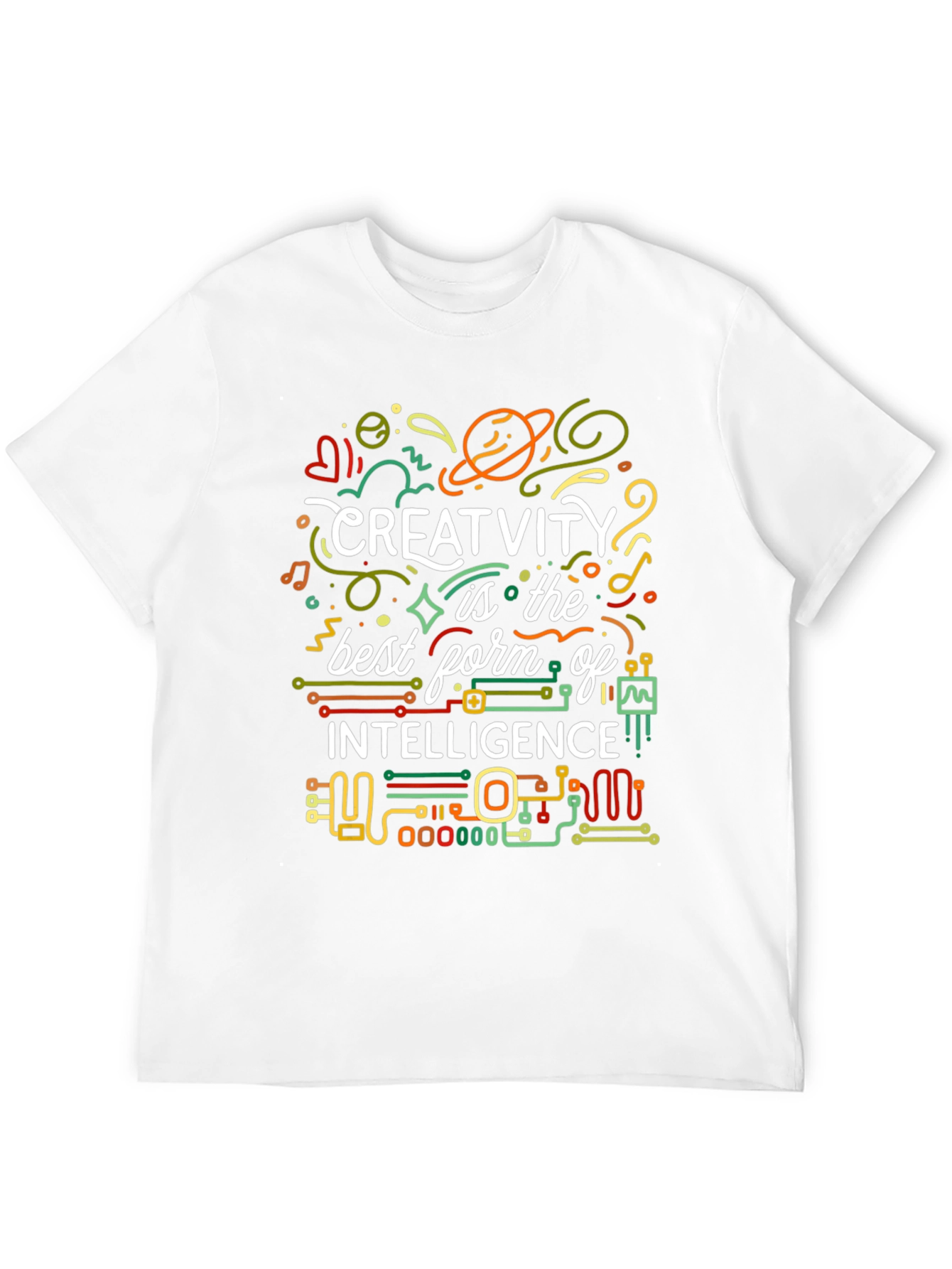 Creativity is Intelligence T-Shirt - Artistic Design