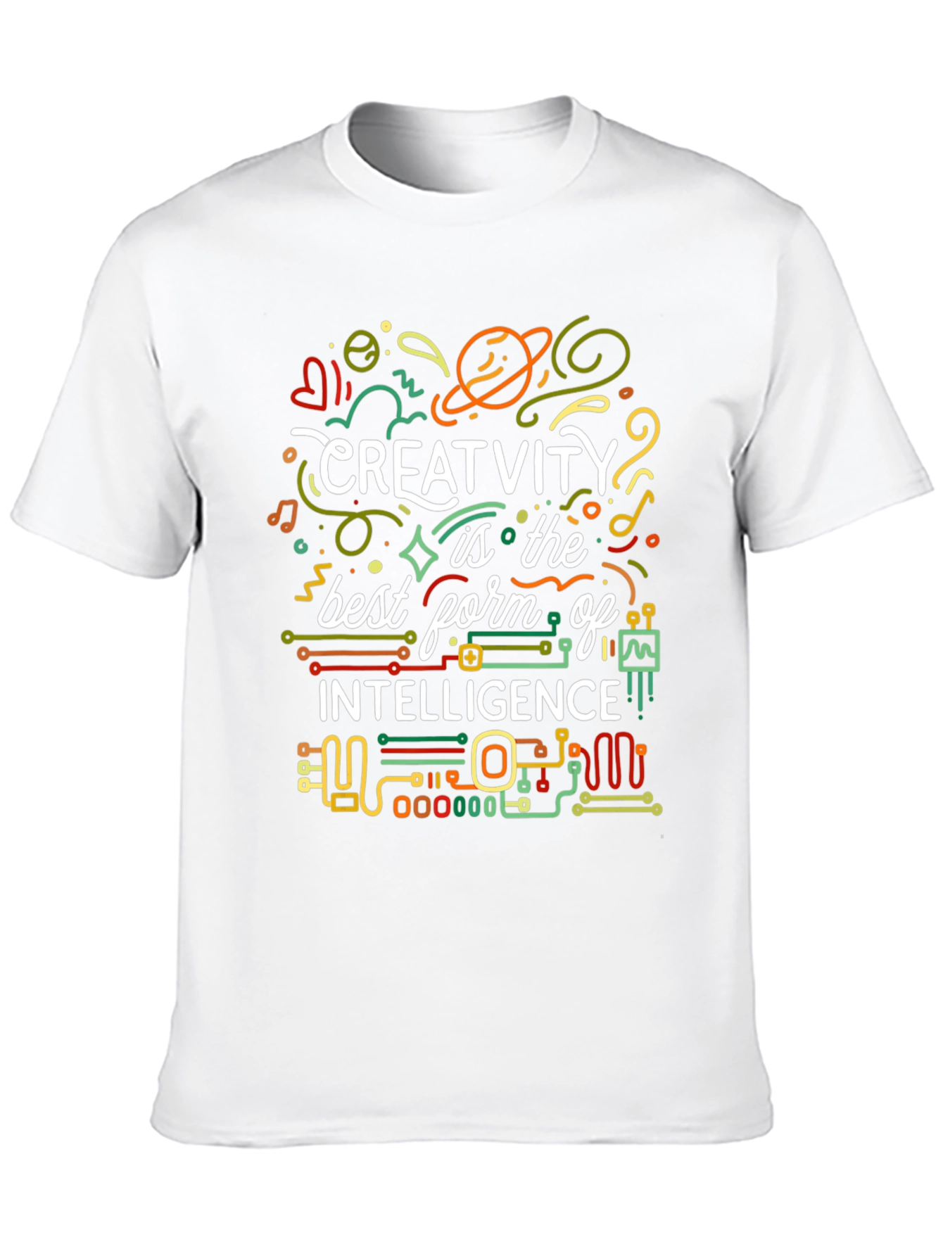 Creativity is Intelligence T-Shirt - Artistic Design