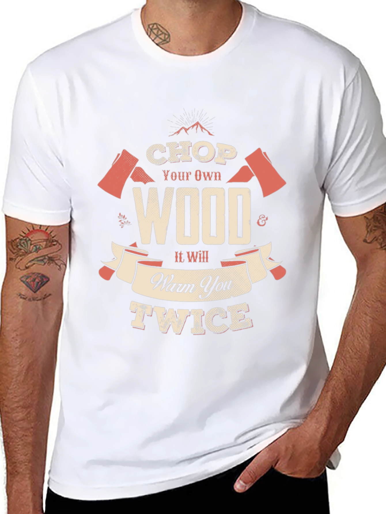 Chop Your Own Wood Black T-Shirt