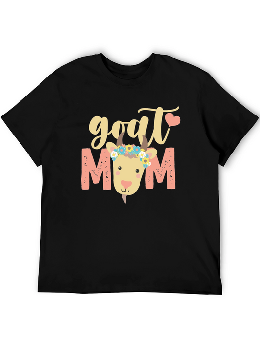 Goat Mom T-Shirt - Cute Animal Graphic Tee
