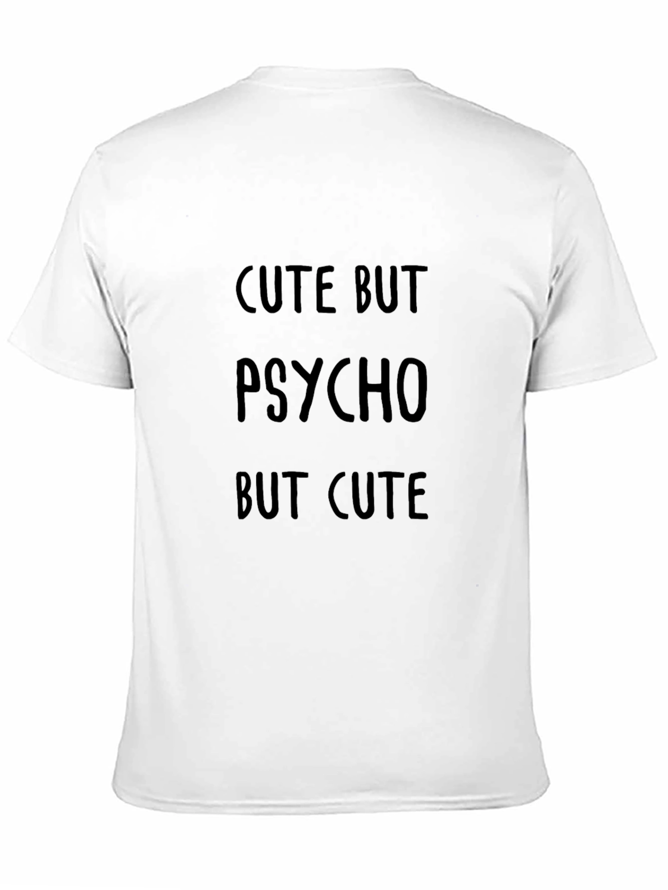 Cute But Psycho T-Shirt - Mens Black Graphic Tee