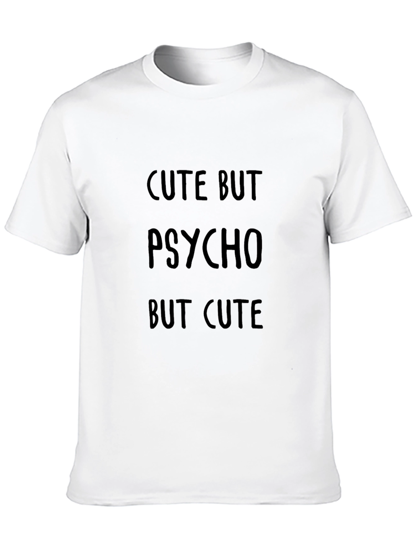 Cute But Psycho T-Shirt - Mens Black Graphic Tee