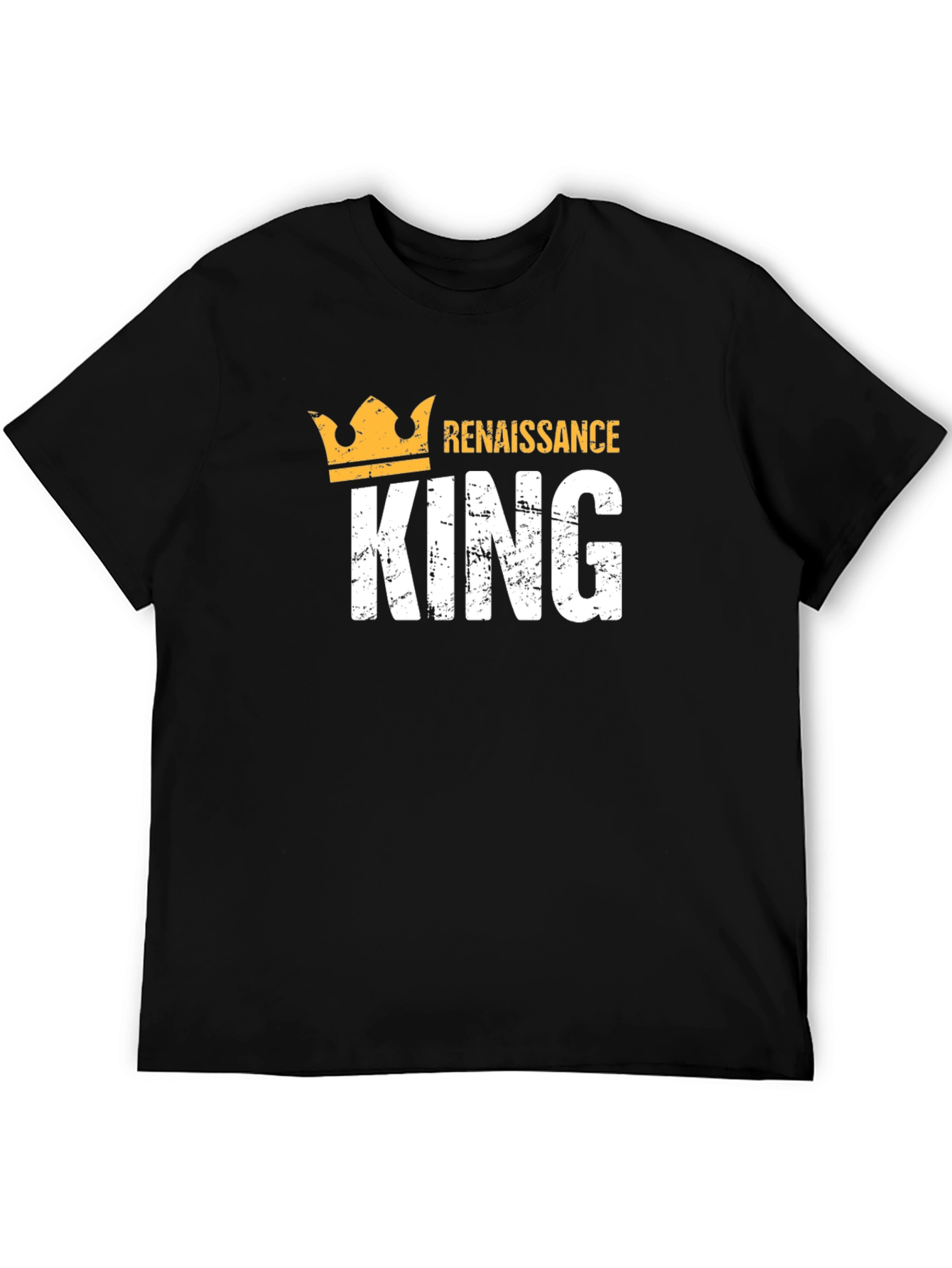 Renaissance King Graphic Print T-Shirt