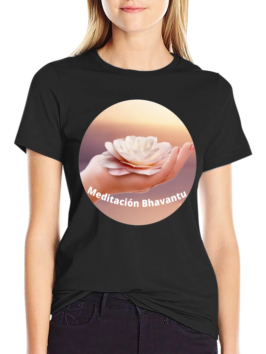 Meditación Bhavantu Black Tee - Relax in Style!