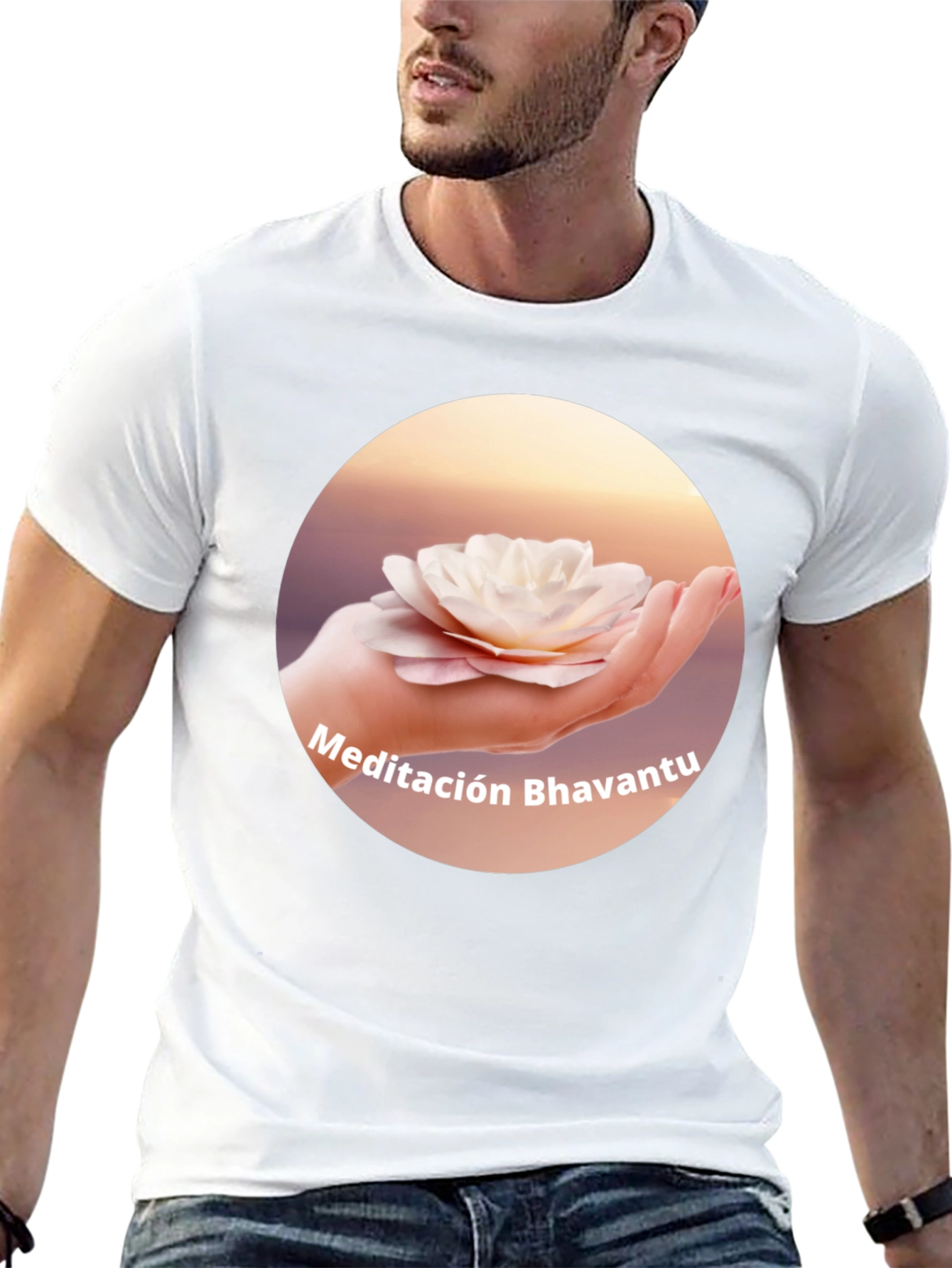 Meditación Bhavantu Black Tee - Relax in Style!