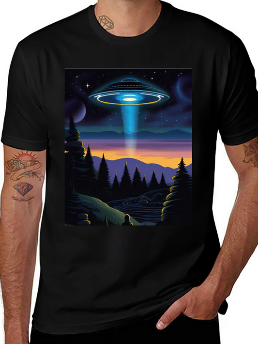 UFO Abduction Graphic Tee