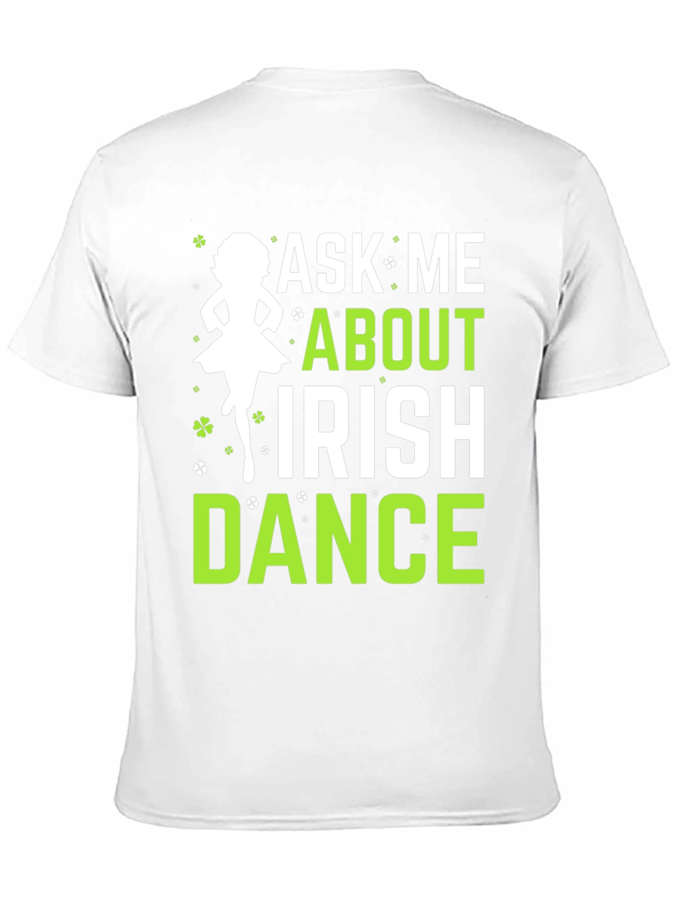 Ask Me About Irish Dance Black Graphic Tee