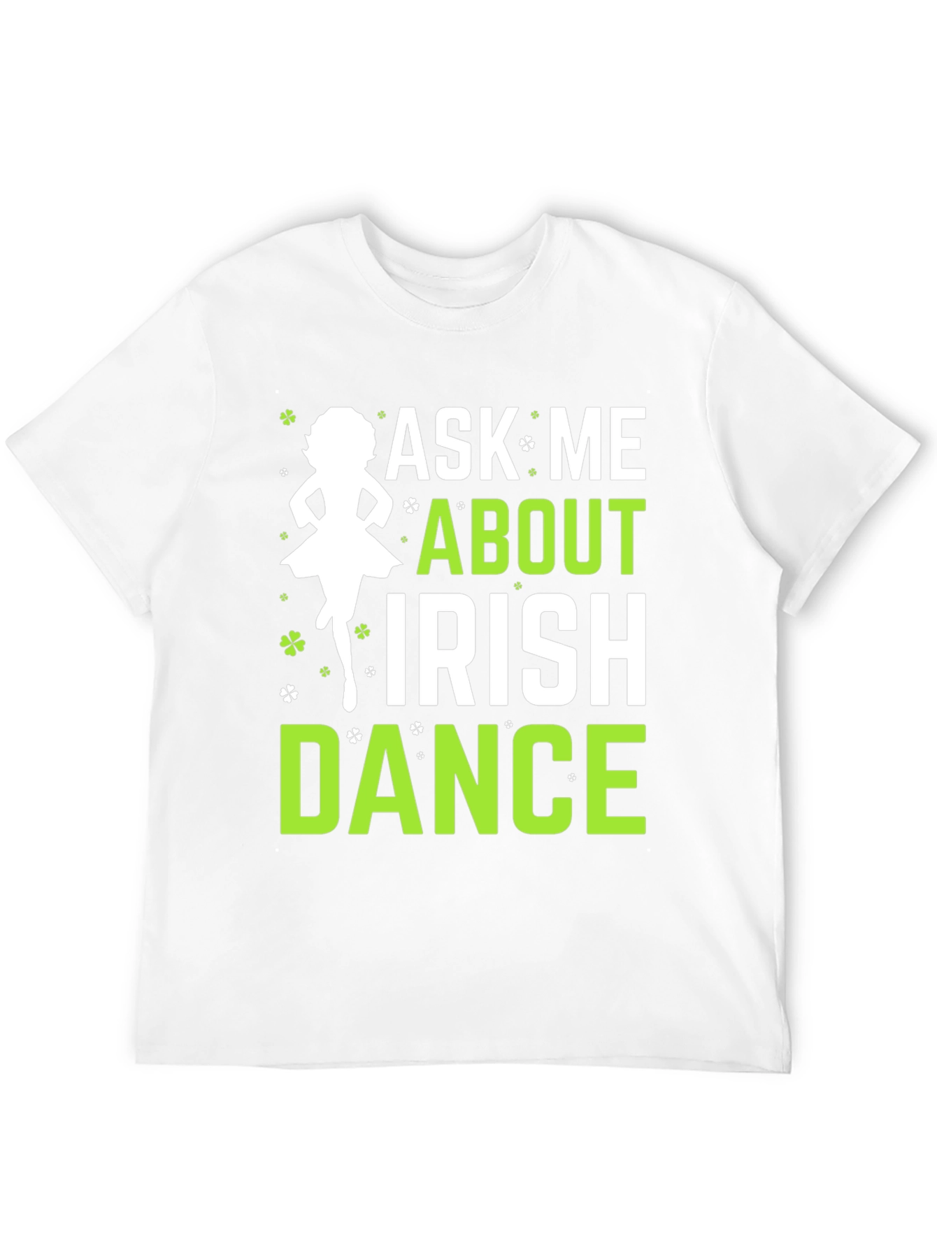 Ask Me About Irish Dance Black Graphic Tee
