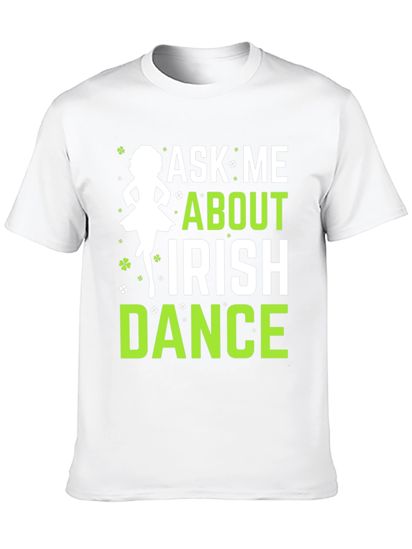Ask Me About Irish Dance Black Graphic Tee