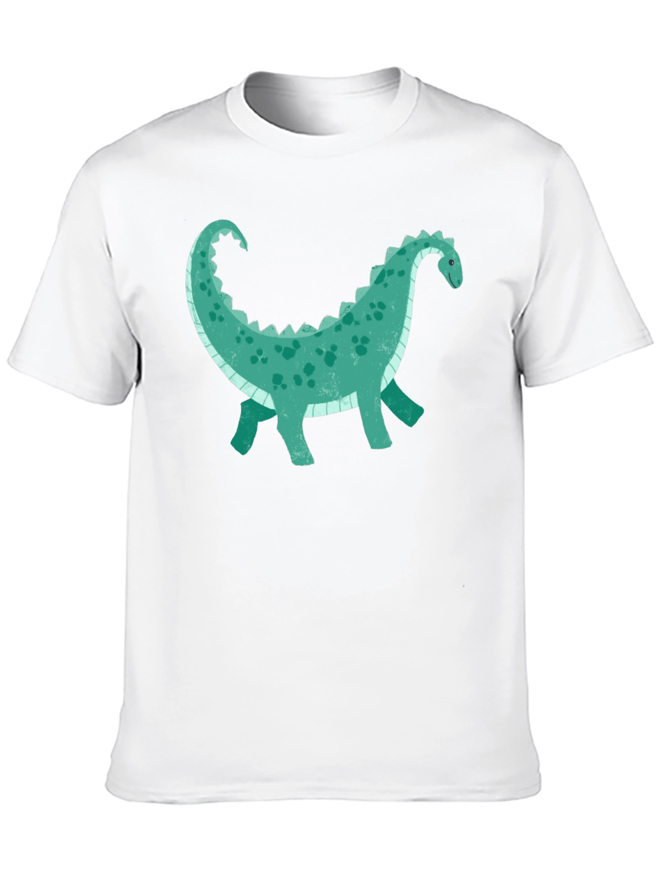 Dinosaur Graphic Tee - Black Cotton Comfort