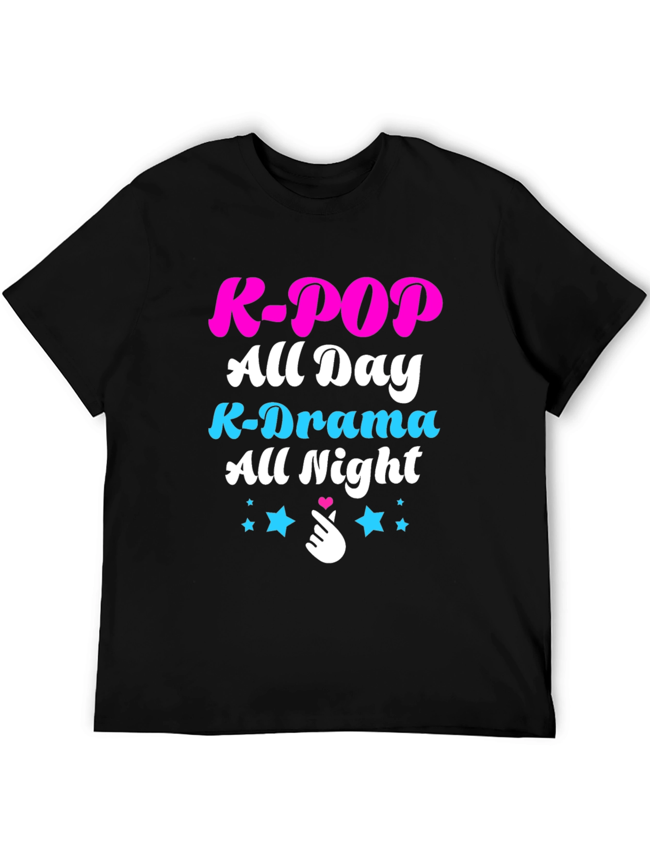 K-Pop All Day T-Shirt - K-Drama All Night Tee