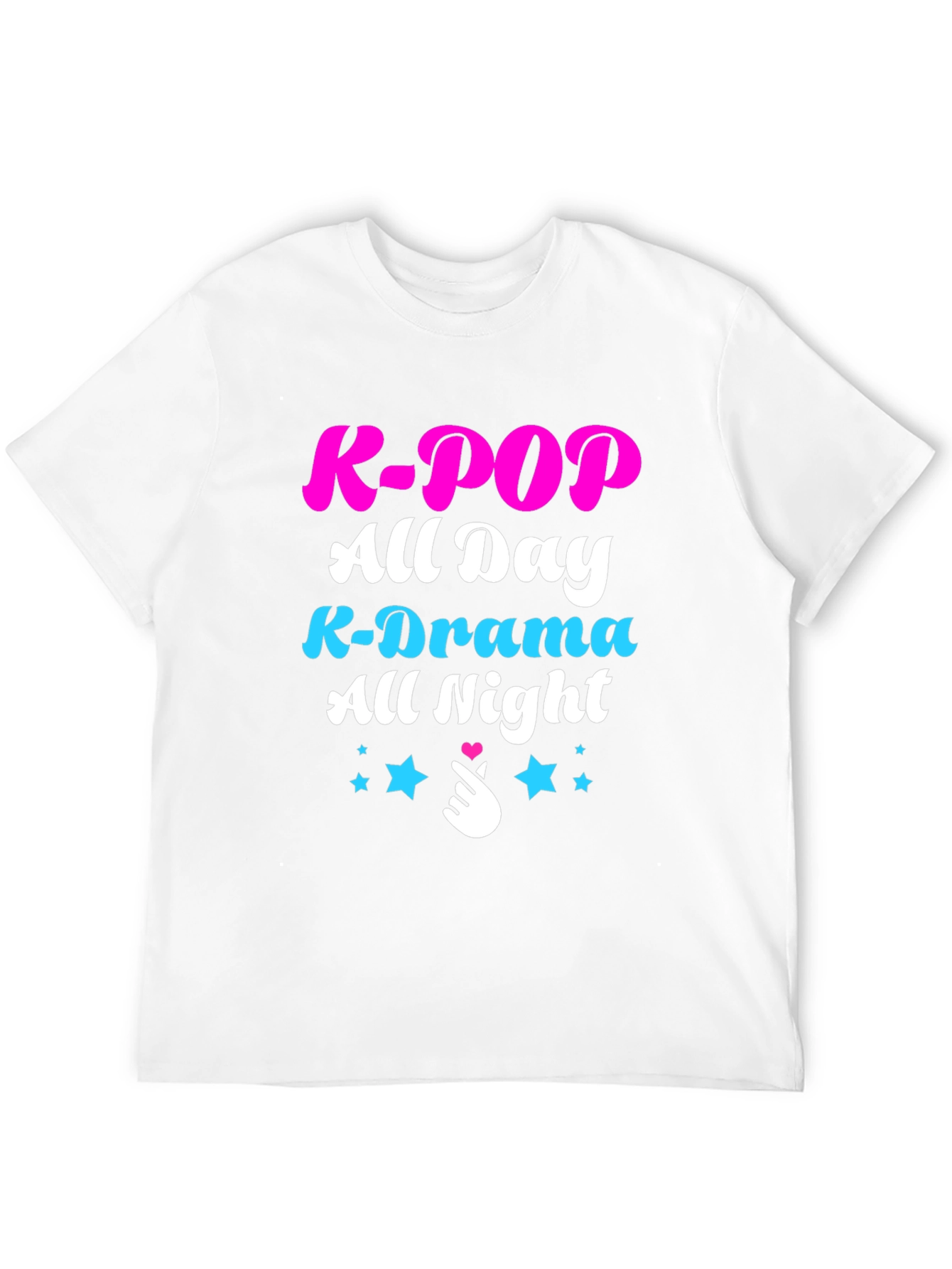 K-Pop All Day T-Shirt - K-Drama All Night Tee