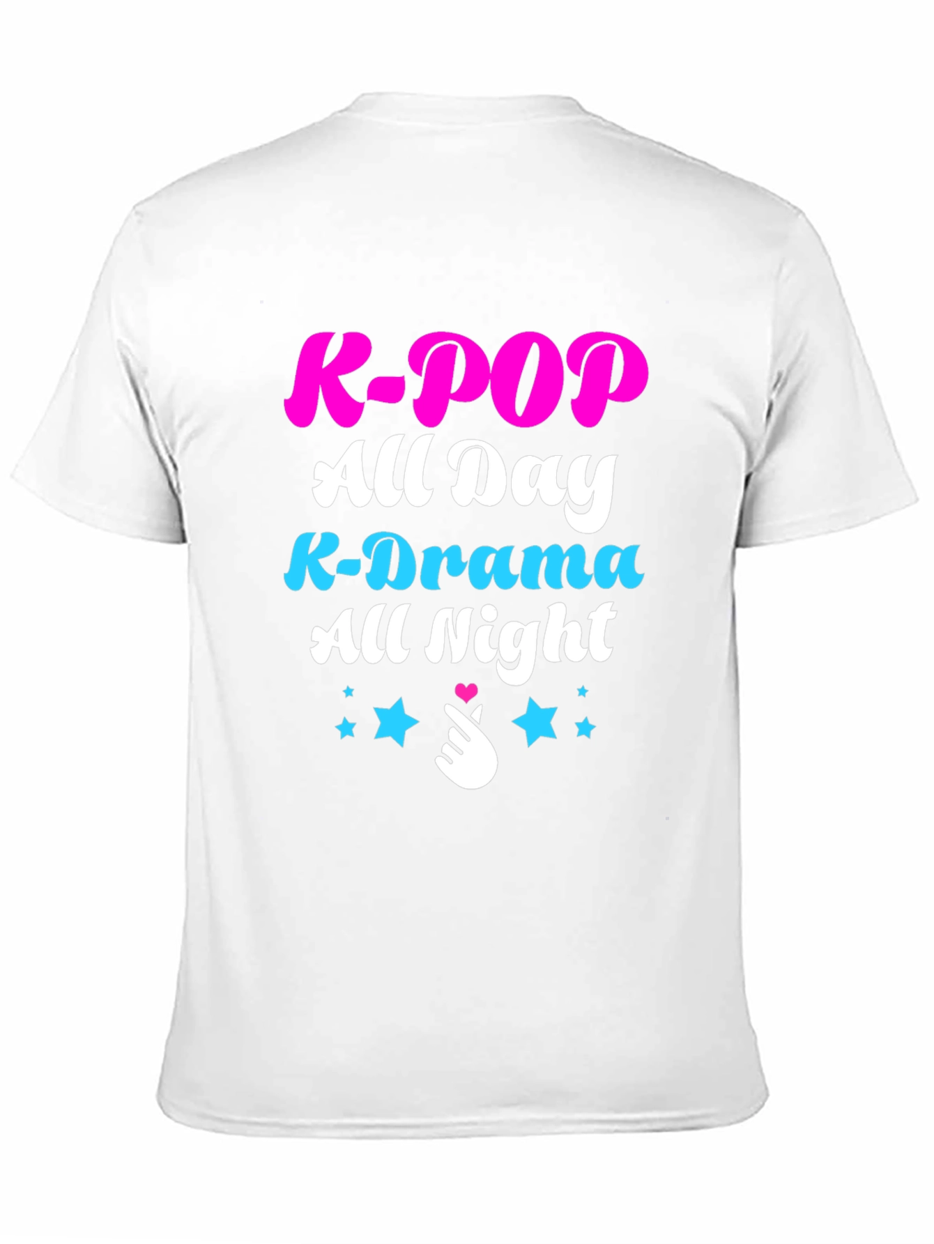 K-Pop All Day T-Shirt - K-Drama All Night Tee