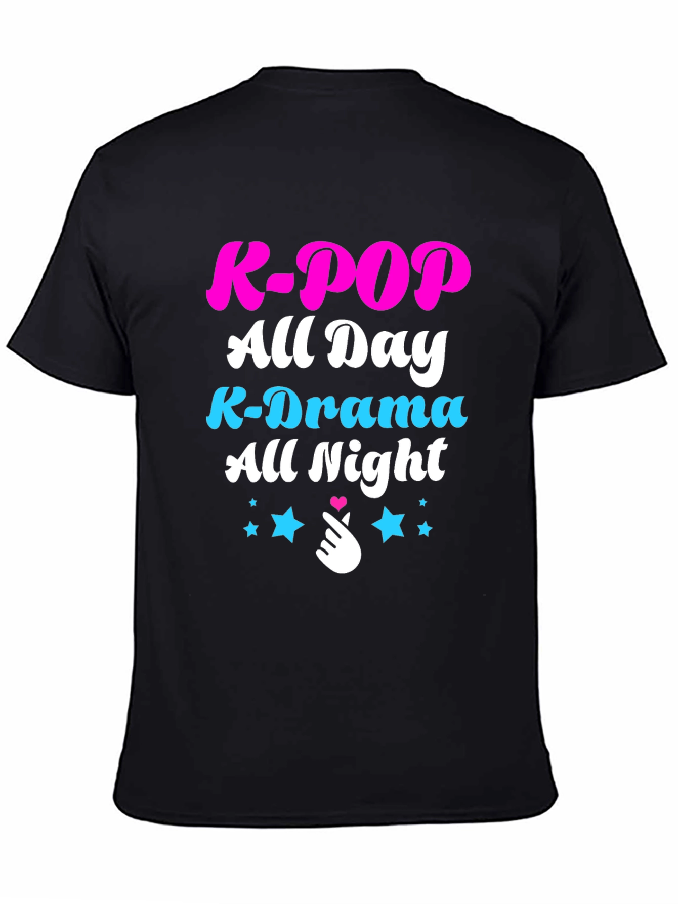 K-Pop All Day T-Shirt - K-Drama All Night Tee