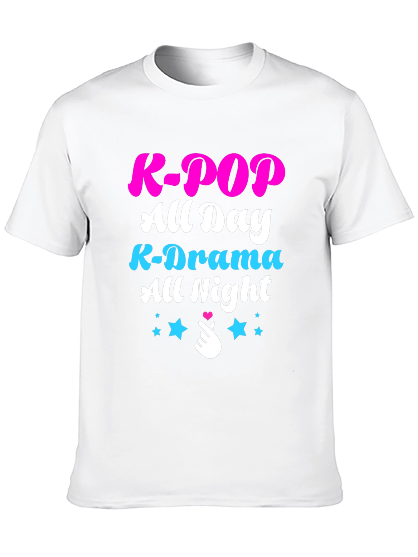 K-Pop All Day T-Shirt - K-Drama All Night Tee