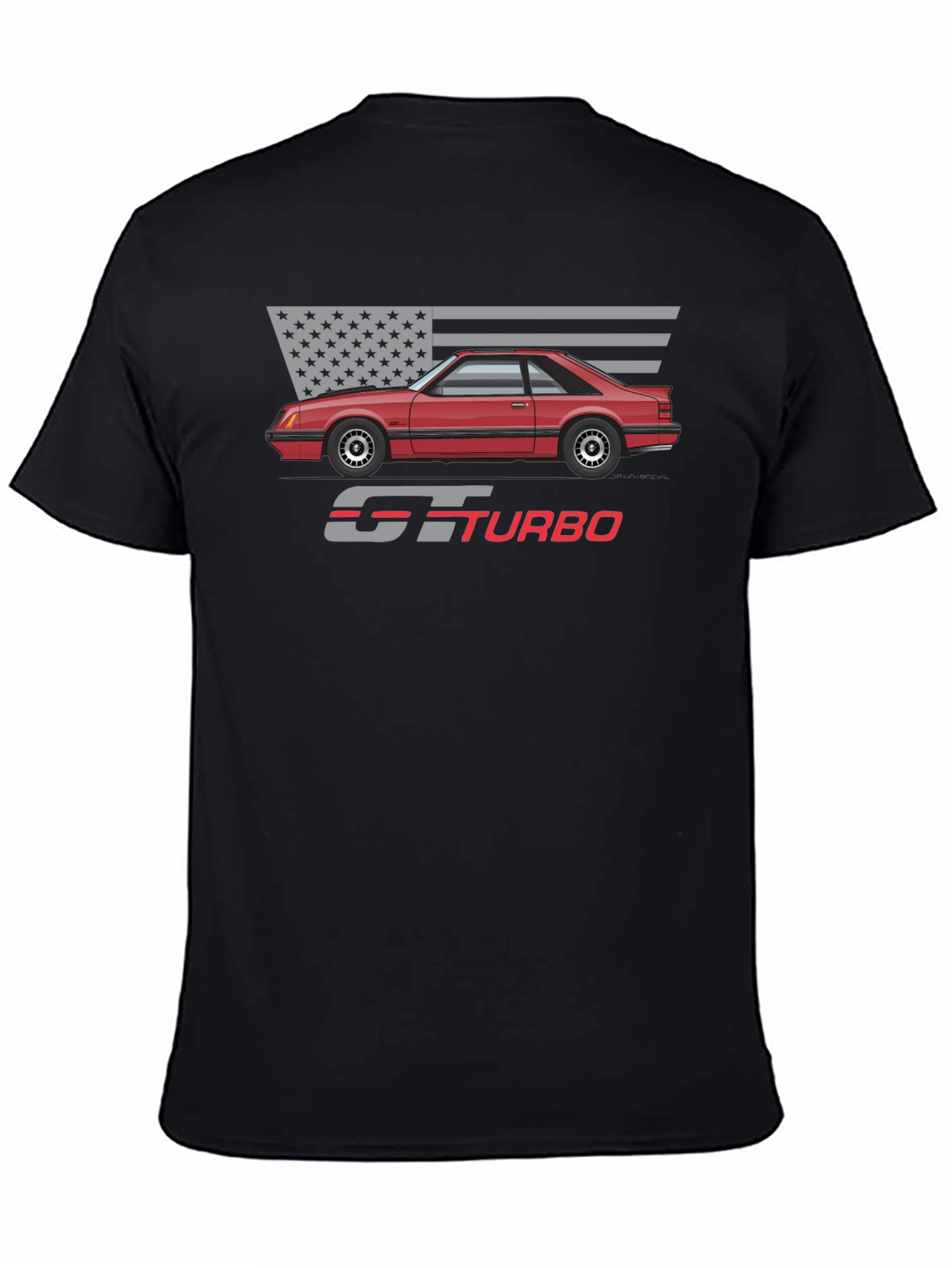 GT Turbo Graphic Tee - Classic Car Design