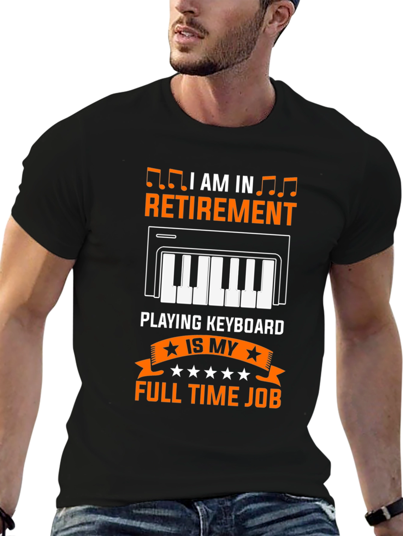 Retirement Keyboard Player T-Shirt
