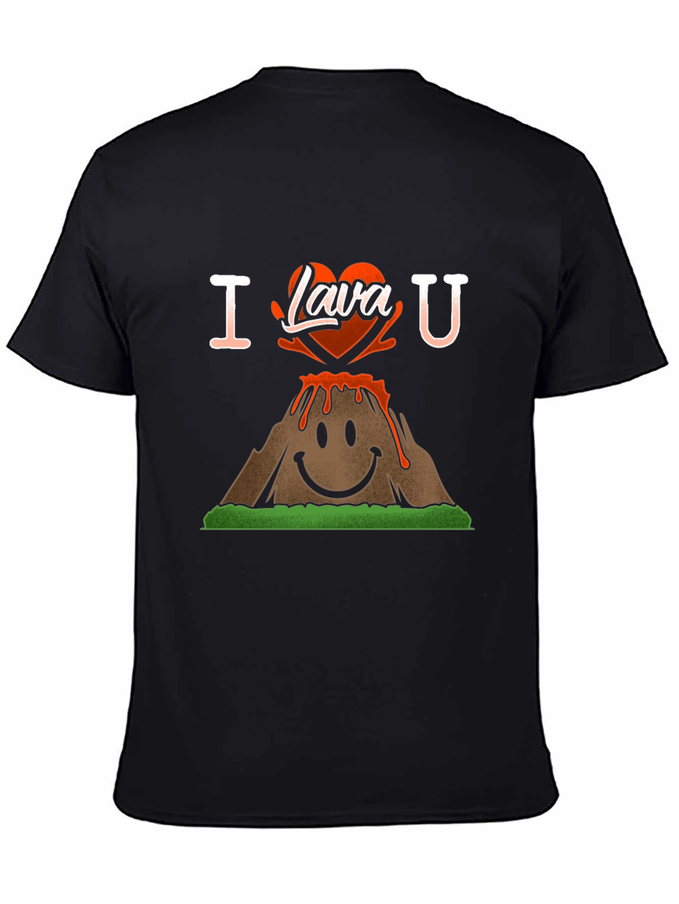 I Lava You T-Shirt - Volcano Heart Graphic Tee