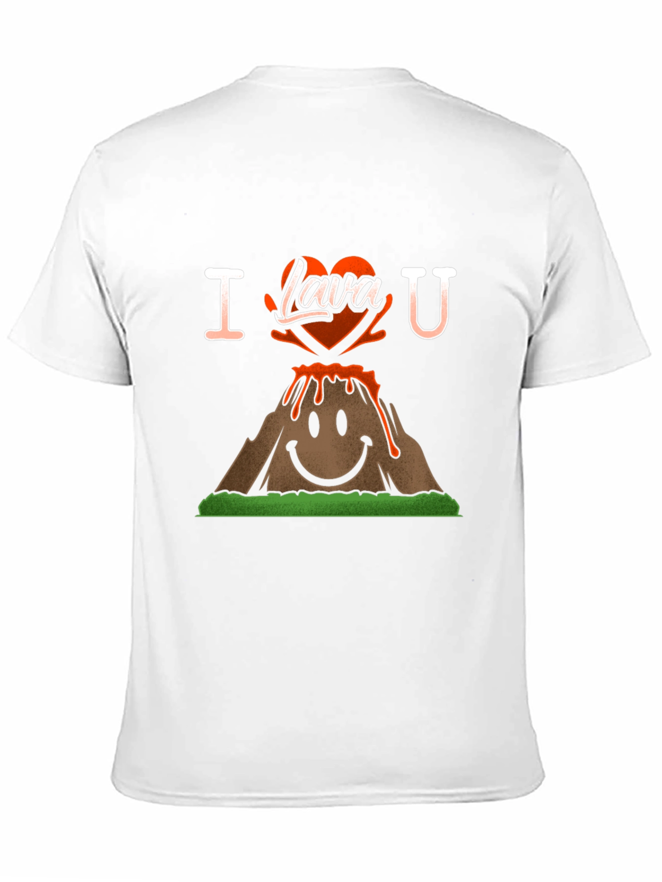 I Lava You T-Shirt - Volcano Heart Graphic Tee