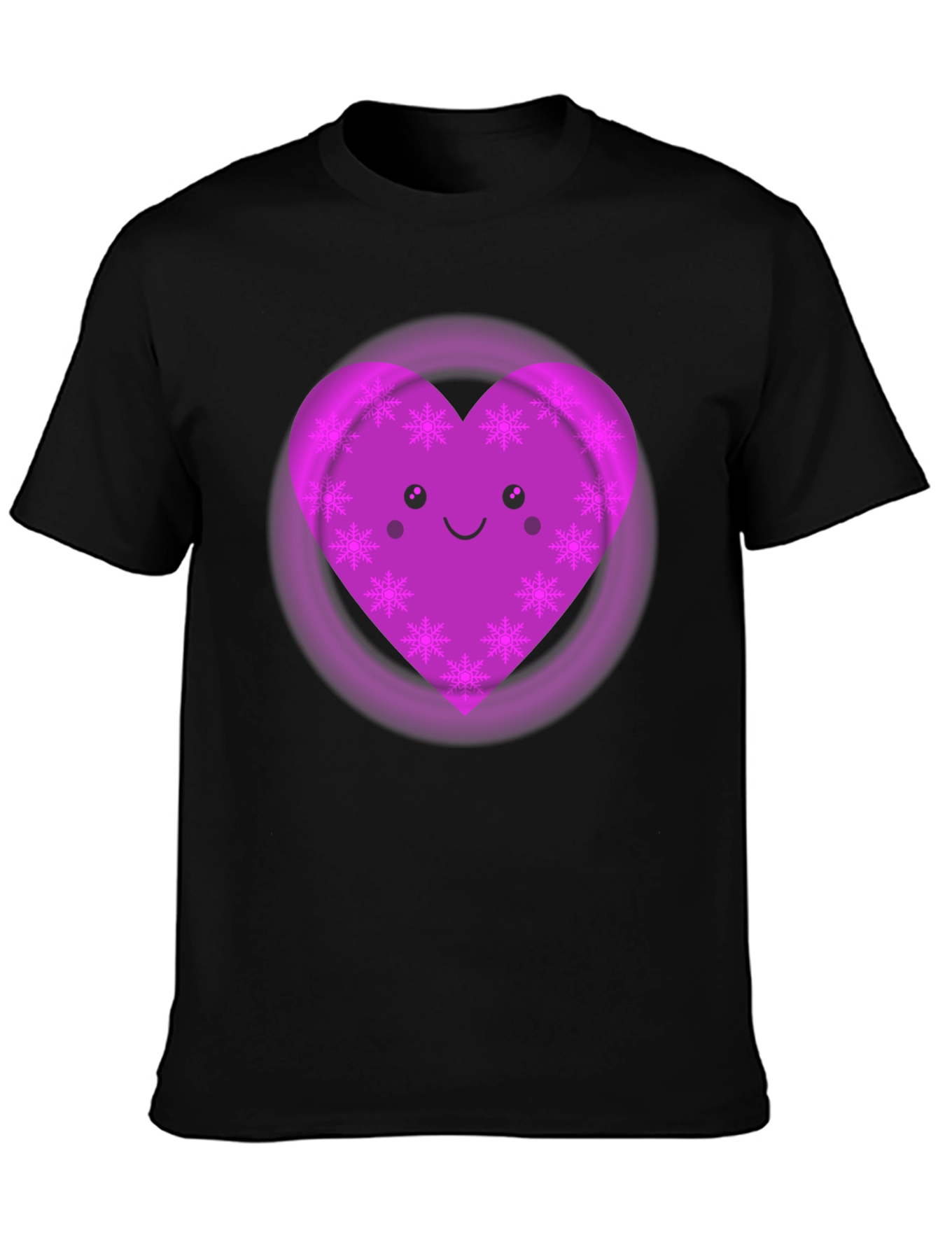 Cute Heart with Snowflake T-Shirt