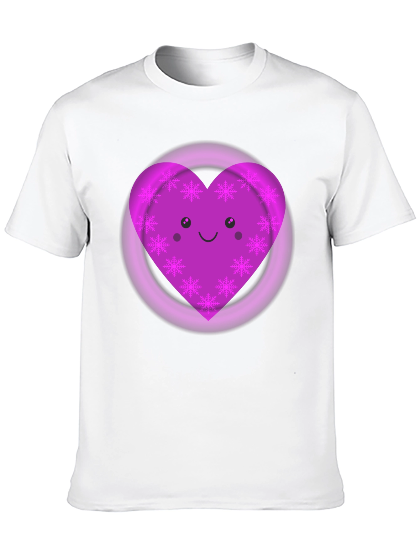 Cute Heart with Snowflake T-Shirt