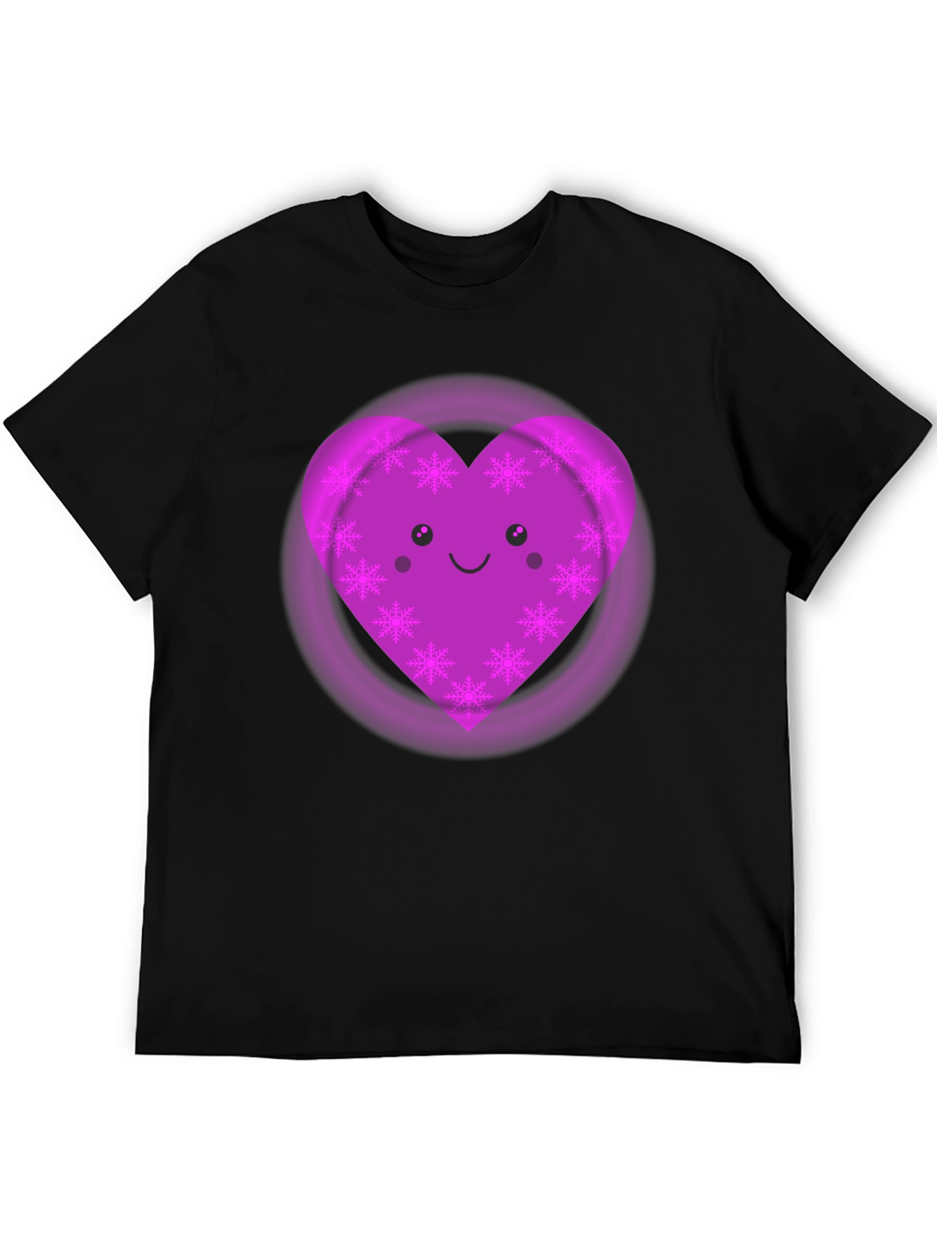 Cute Heart with Snowflake T-Shirt