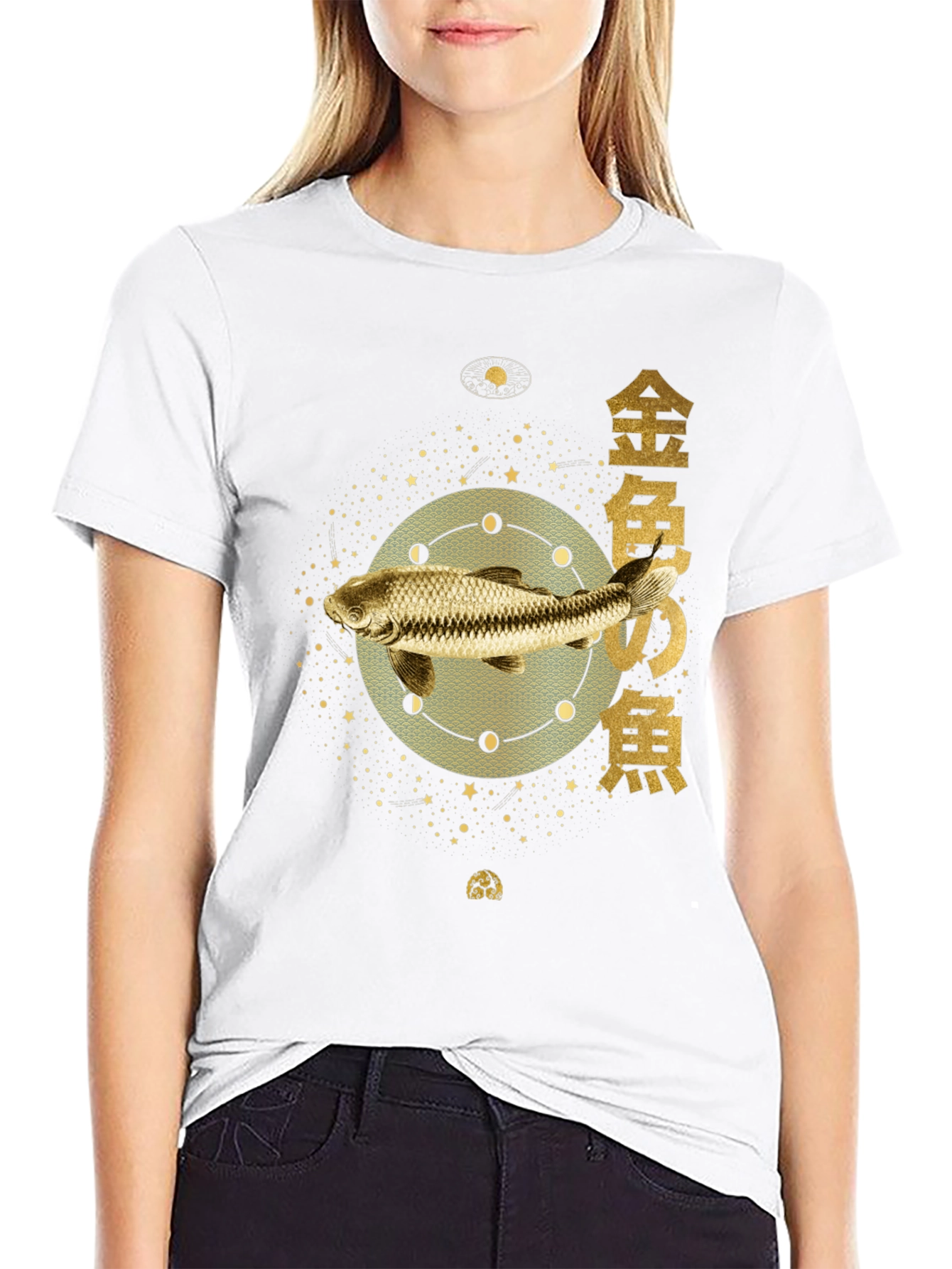 Koi Fish Graphic Tee - Unique Japanese Art Design