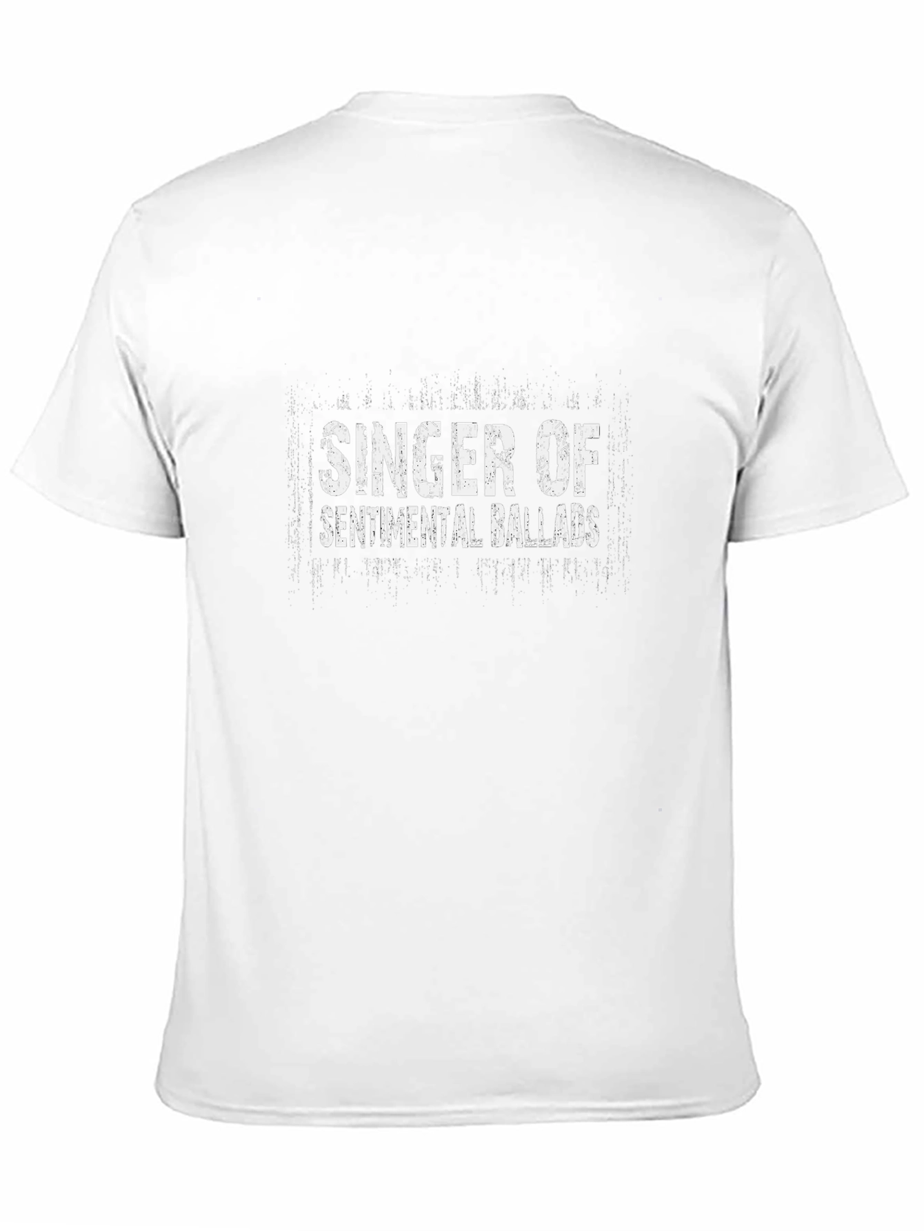 Singer of Sentimental Ballads Black T-Shirt